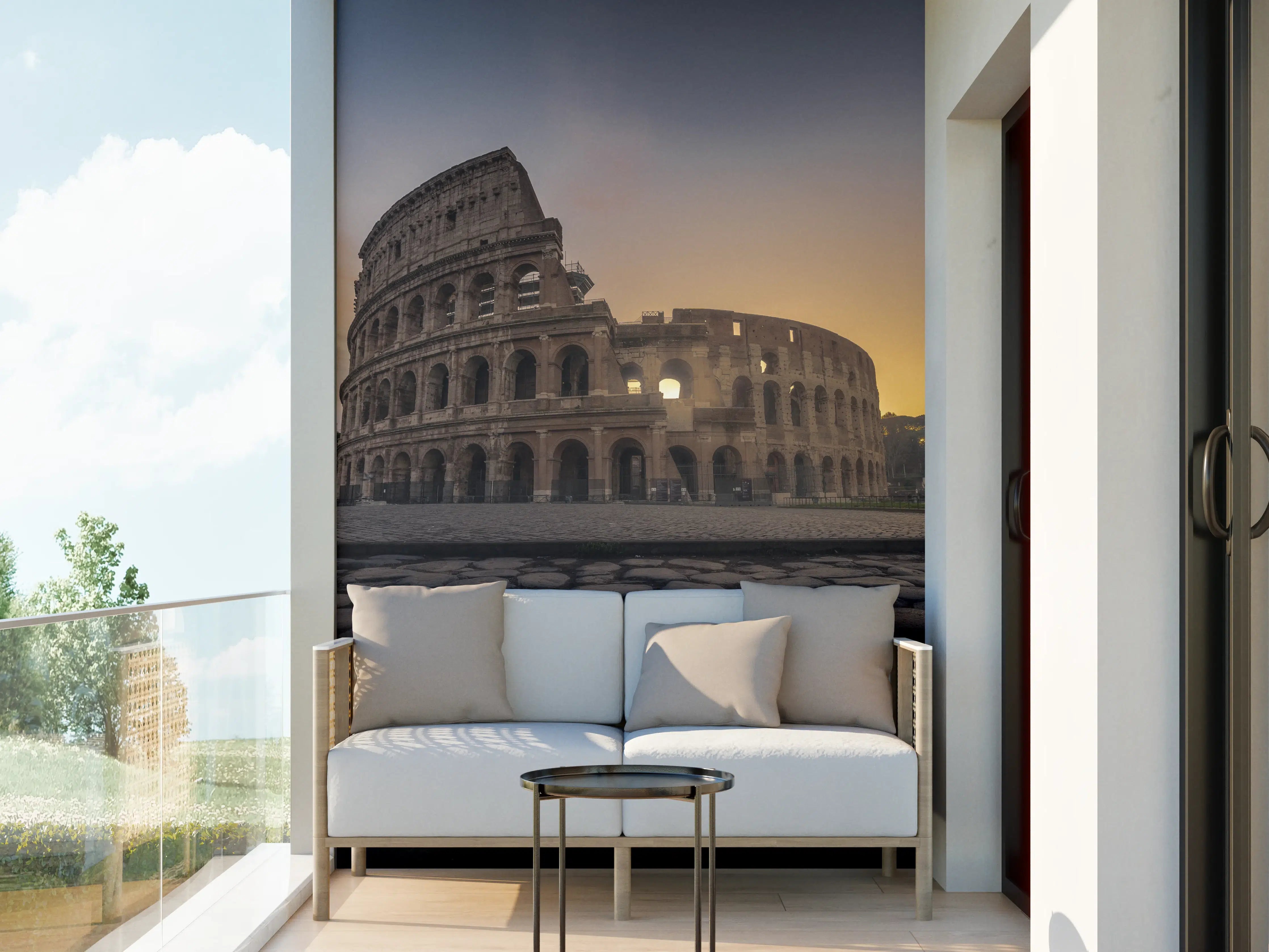 Wandverkleidung außen - Colosseum, Rome, Italy