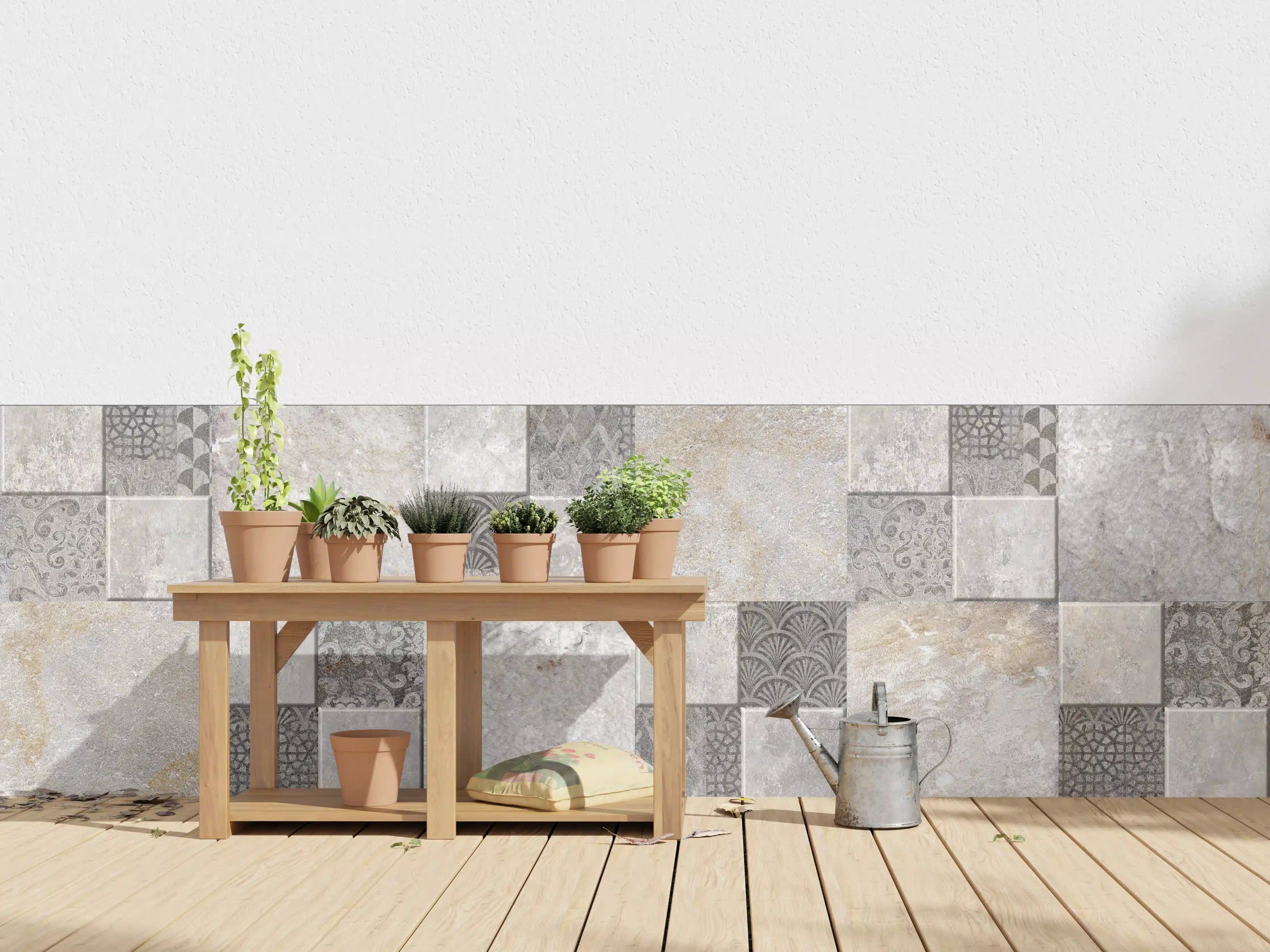 Wandverkleidung außen - Dekorativer Steinmosaik