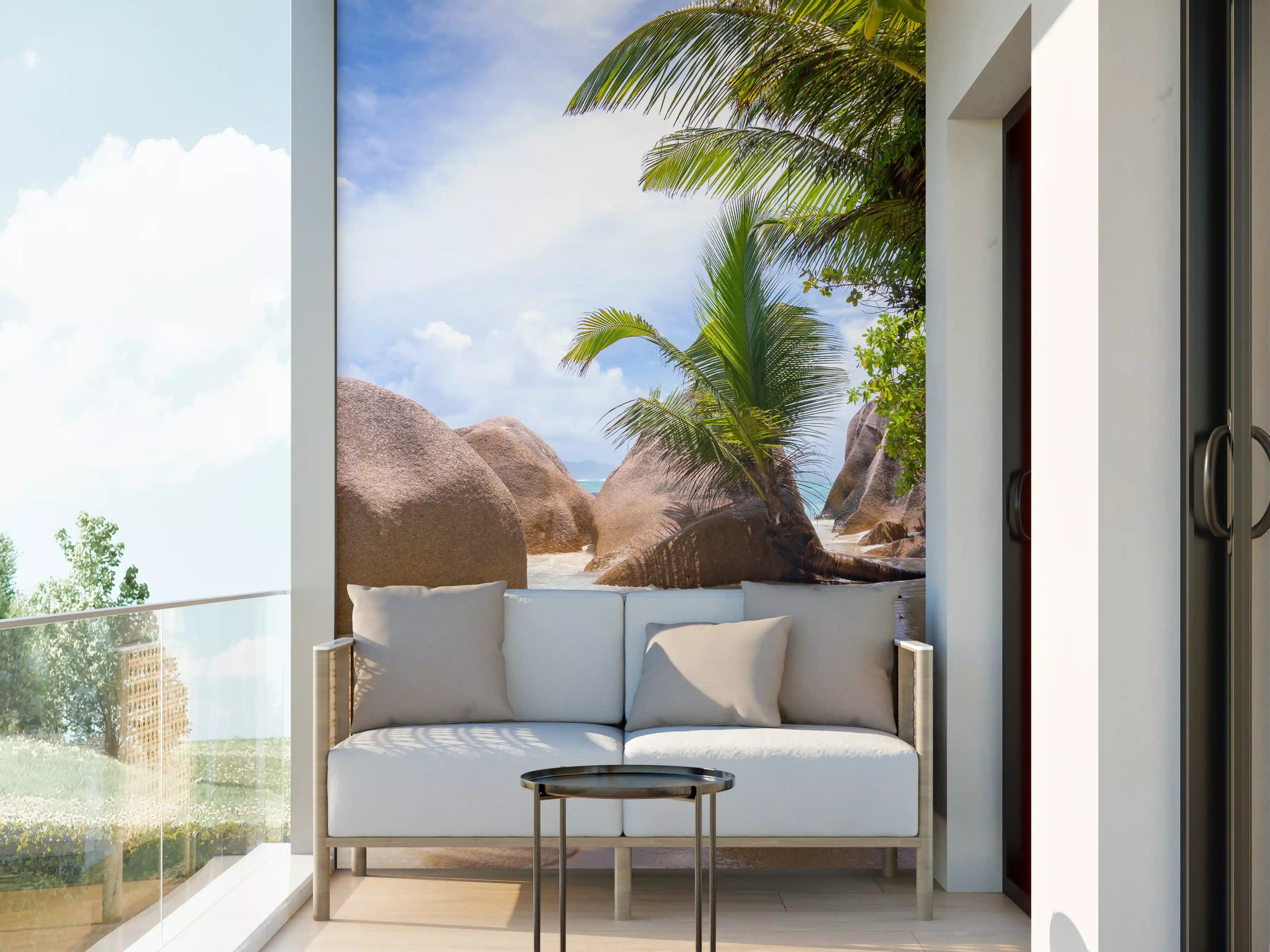 Wandverkleidung außen - Der Traumstrand - Anse Source d Argent