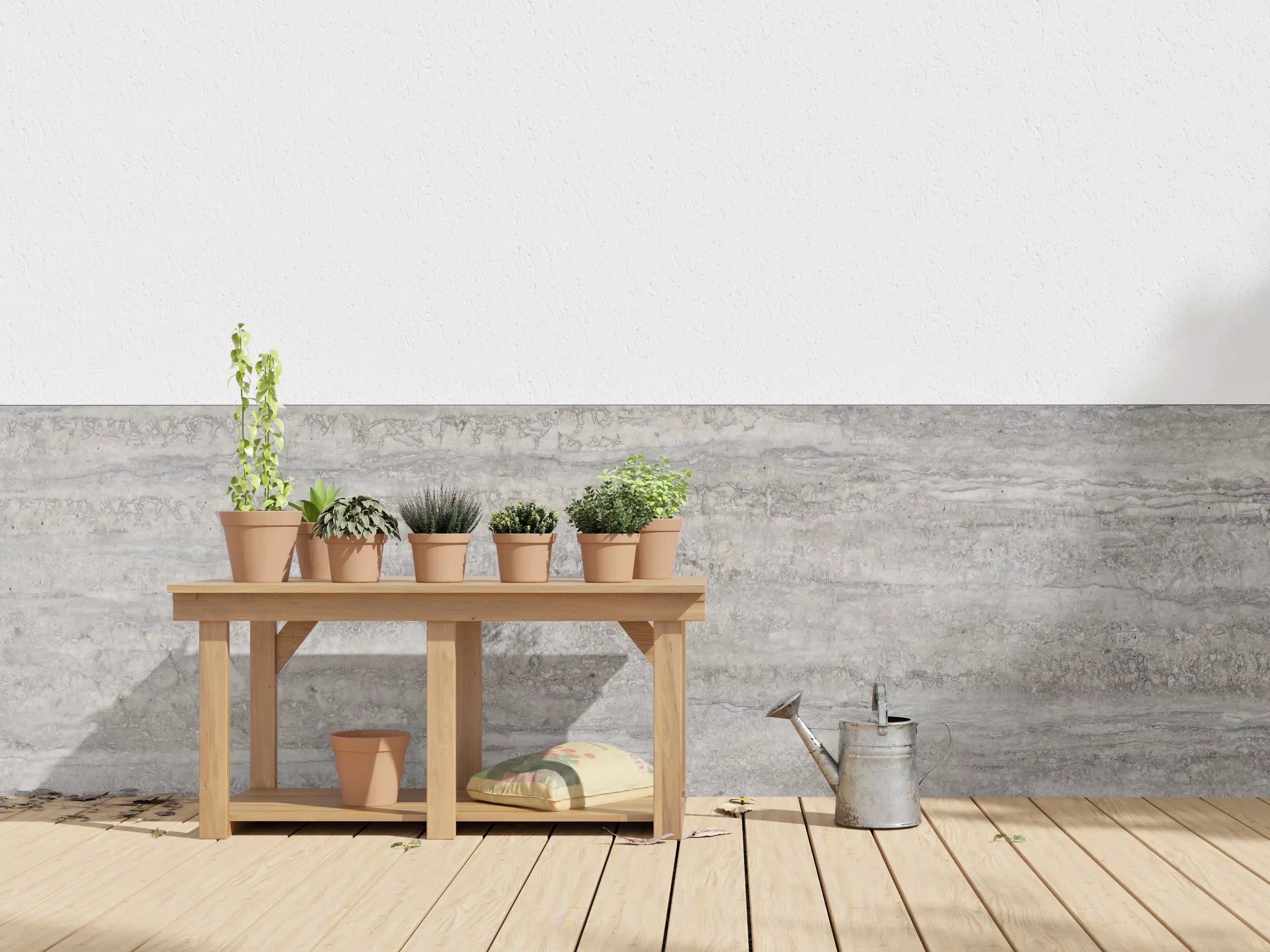 Wandverkleidung außen - Dezenter Travertin Marmor