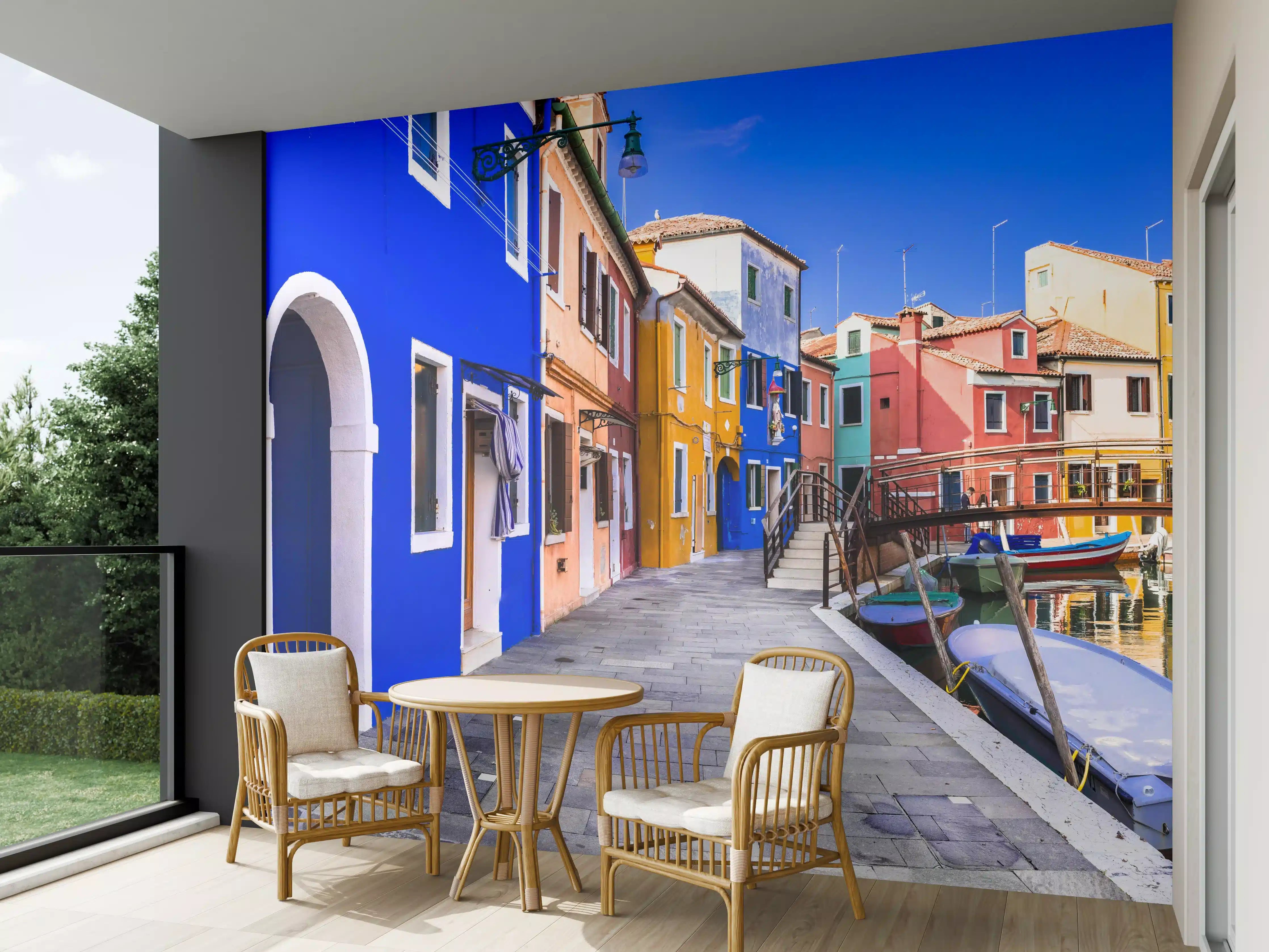 Wandverkleidung außen - Die farbenfrohe Insel Burano