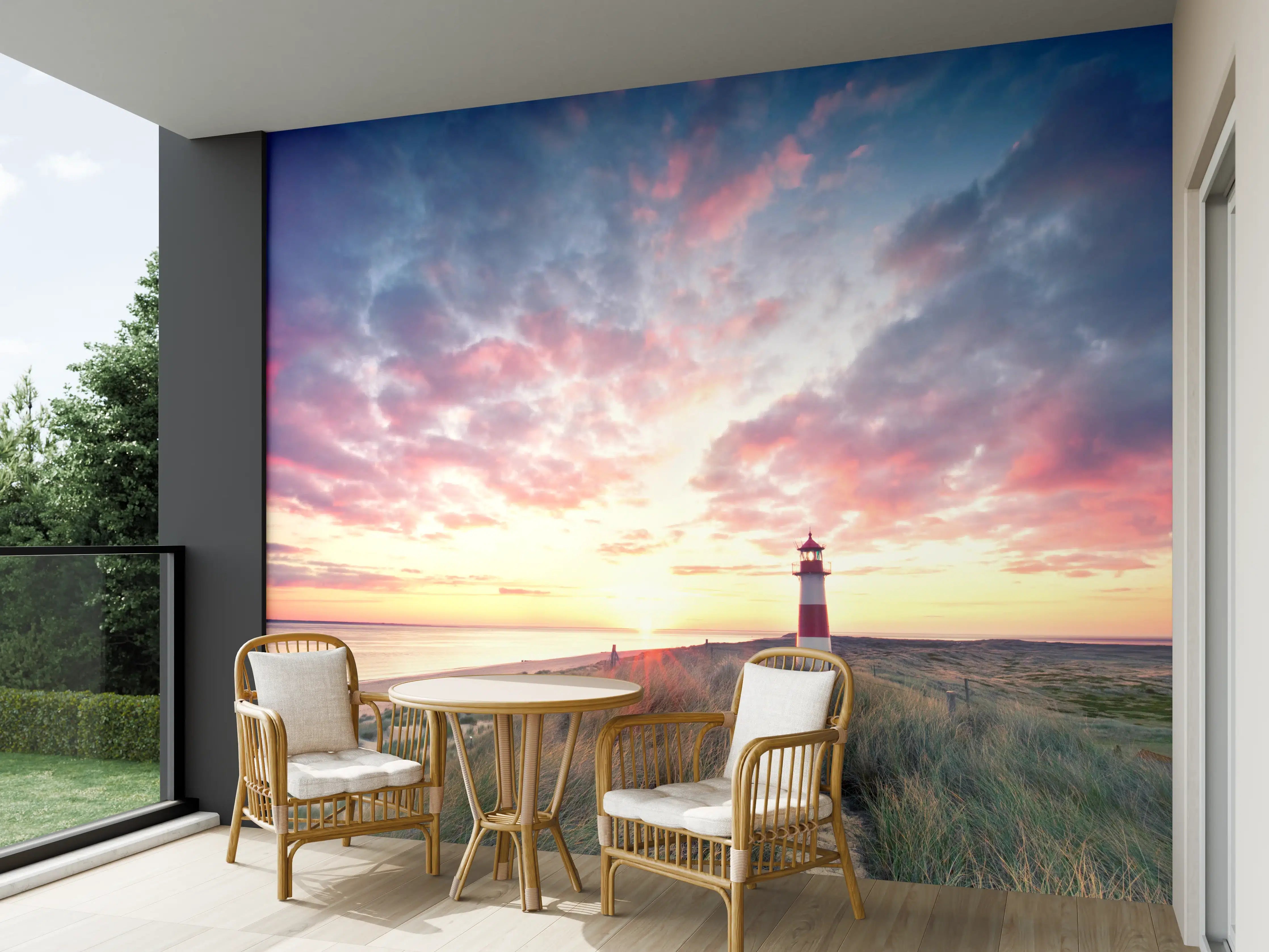 Wandverkleidung außen - Dünen am Leuchtturm - Sylt