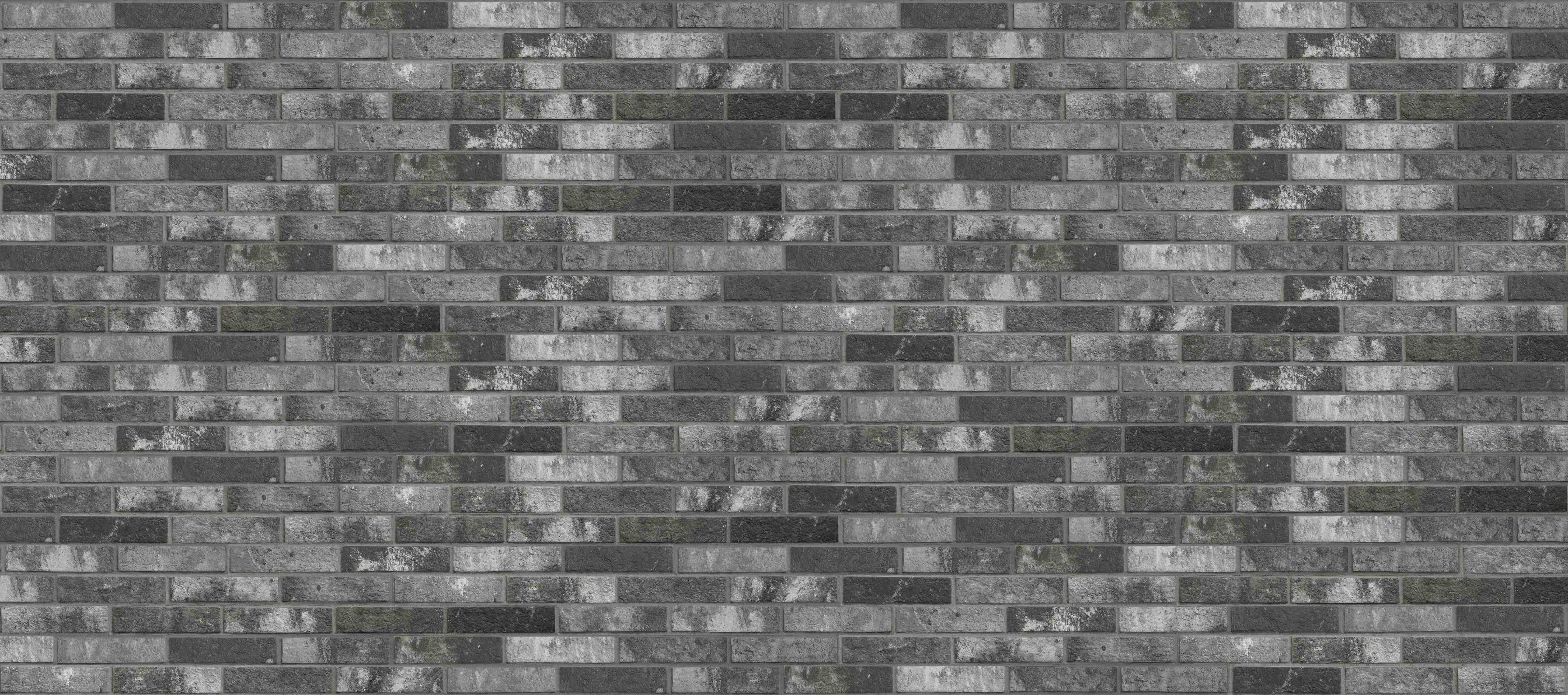 Wandverkleidung außen-Dunkelgraue Backsteinmauer