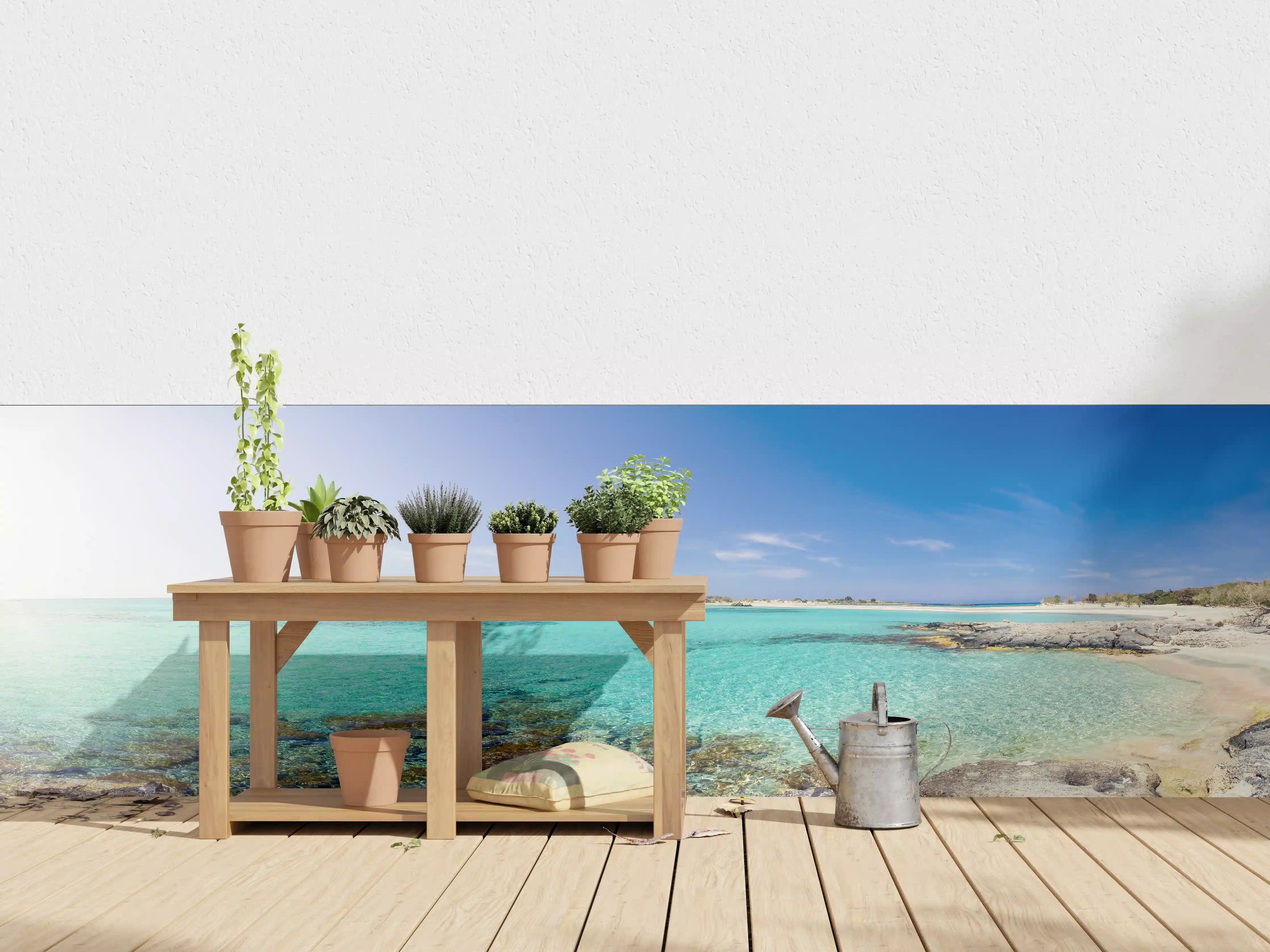 Wandverkleidung außen - Elafonisi Strand Panorama