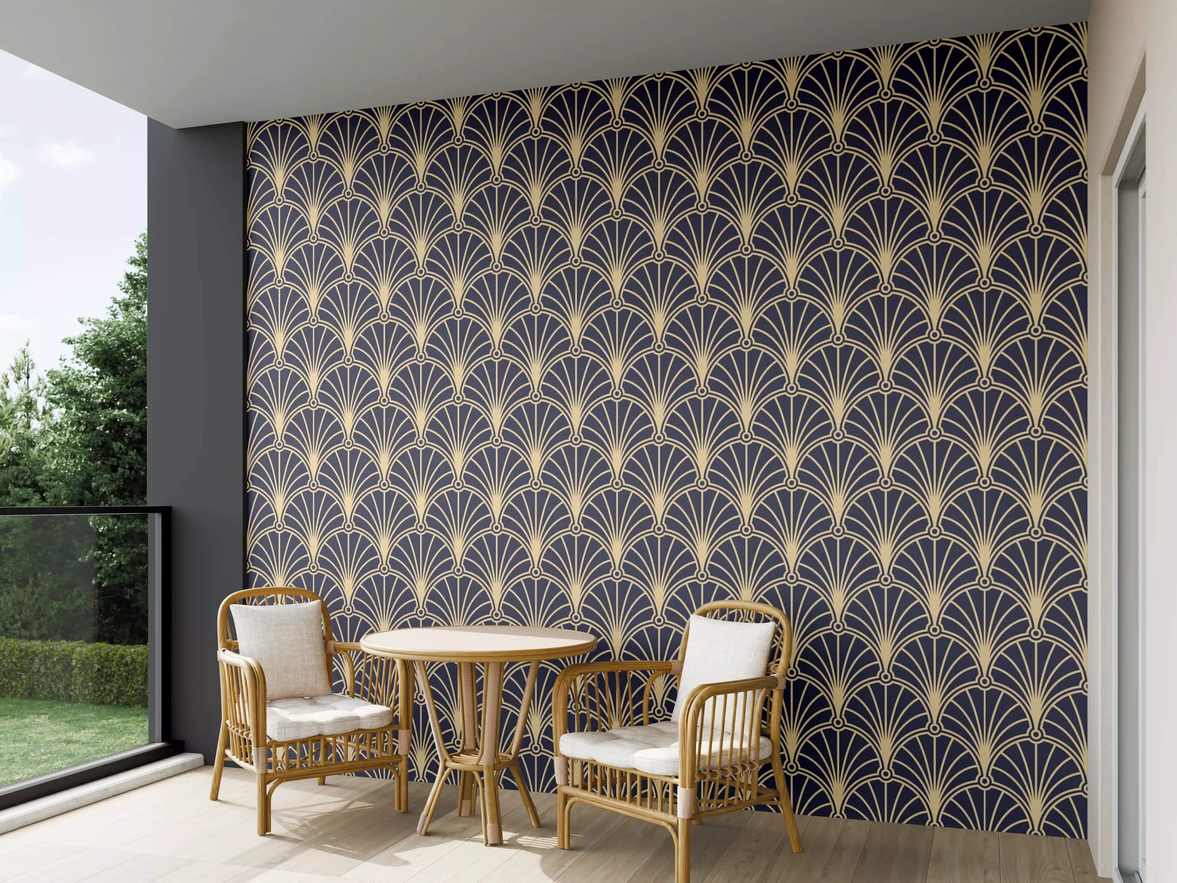 Wandverkleidung außen - Elegantes anthrazitfarbenes Designer-Muster