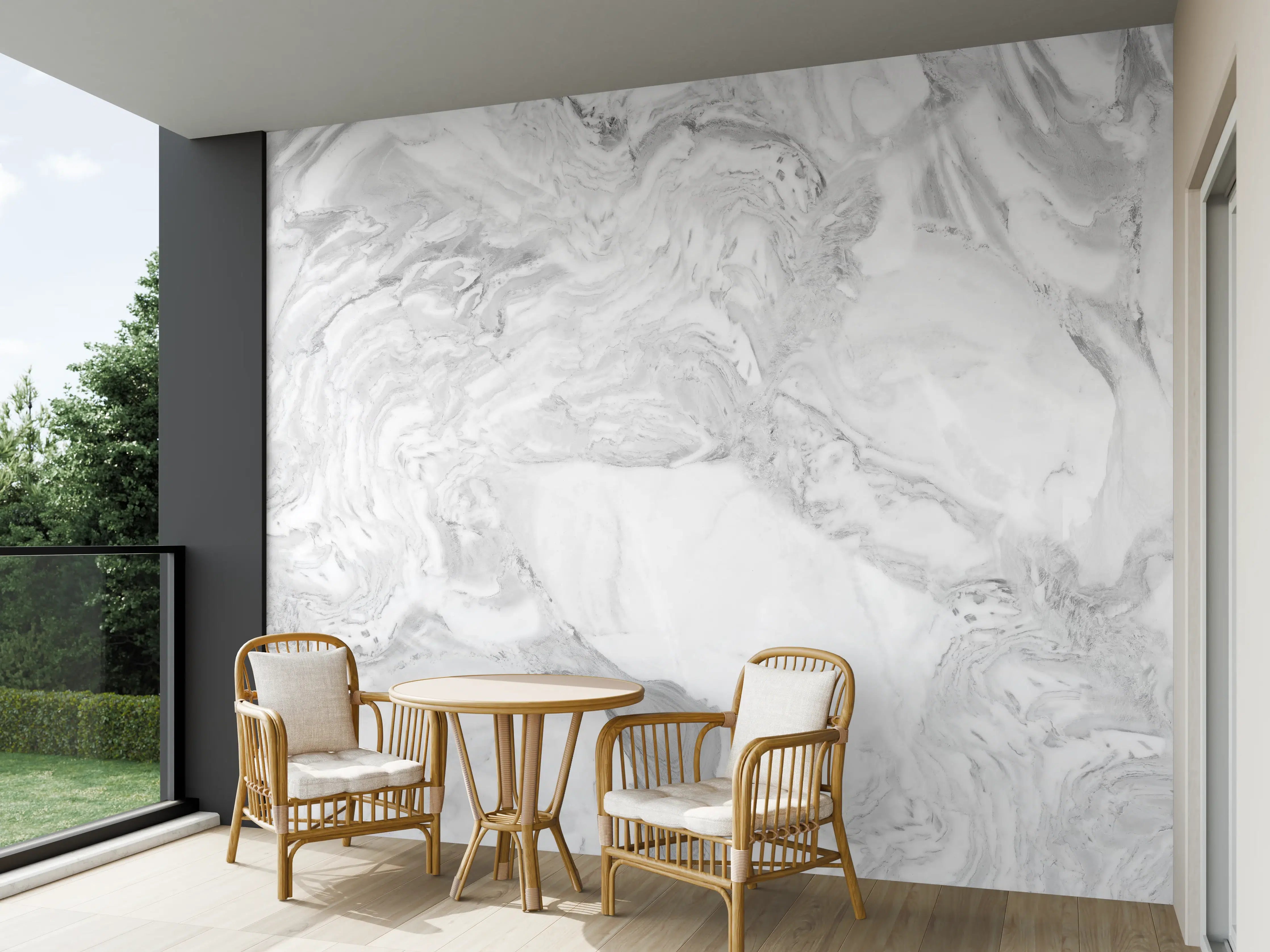 Wandverkleidung außen - Elfenbein italienischer Marmor