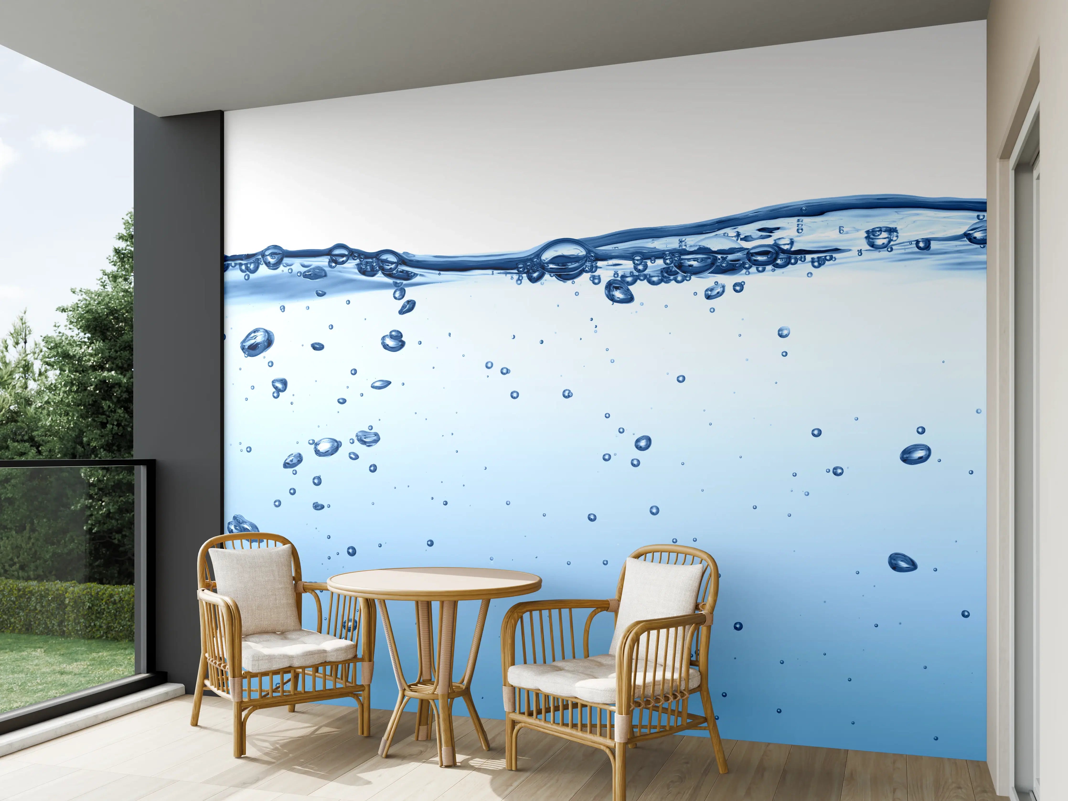 Wandverkleidung außen - Energie des Wassers