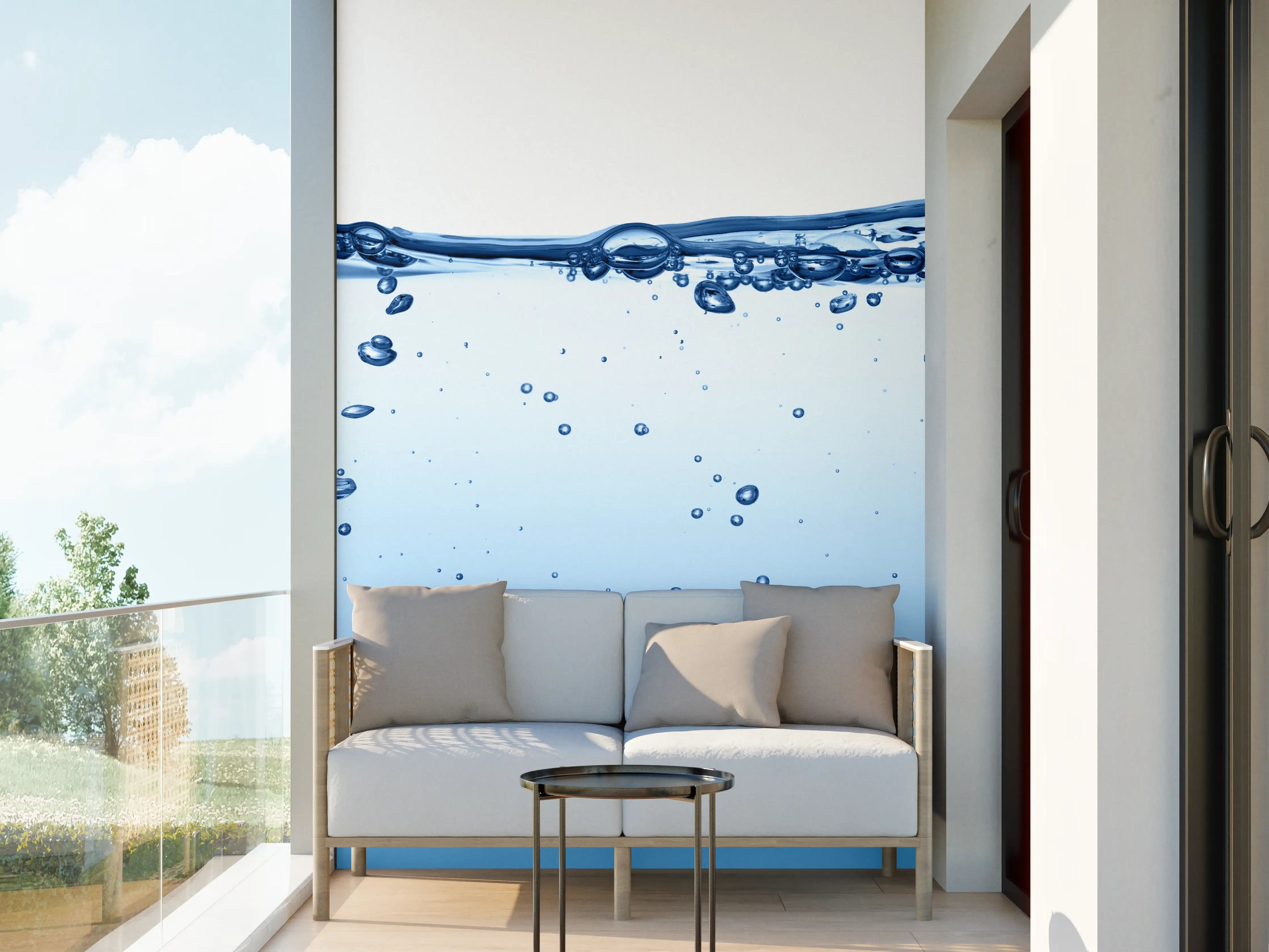Wandverkleidung außen - Energie des Wassers