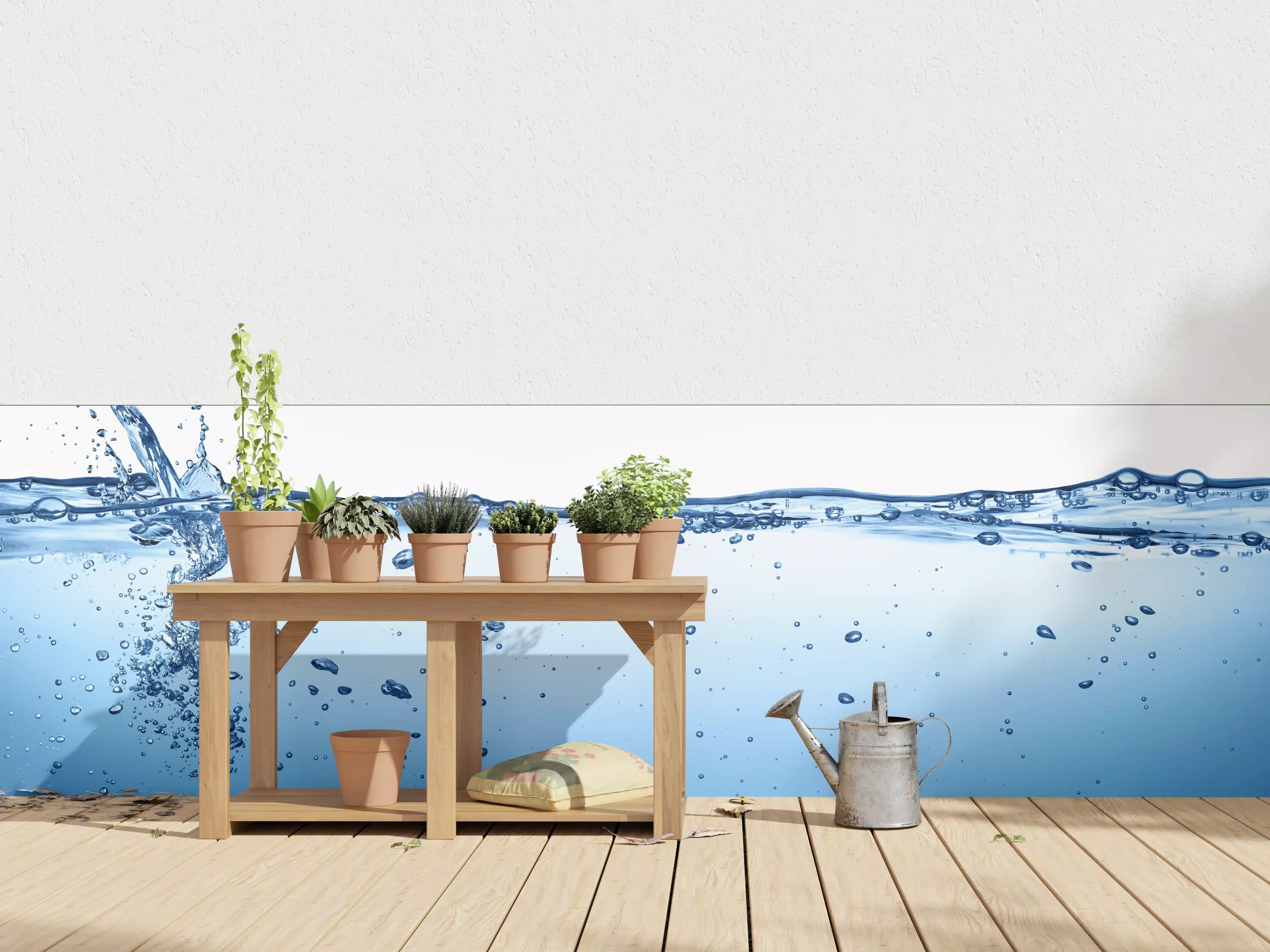 Wandverkleidung außen - Energie des Wassers