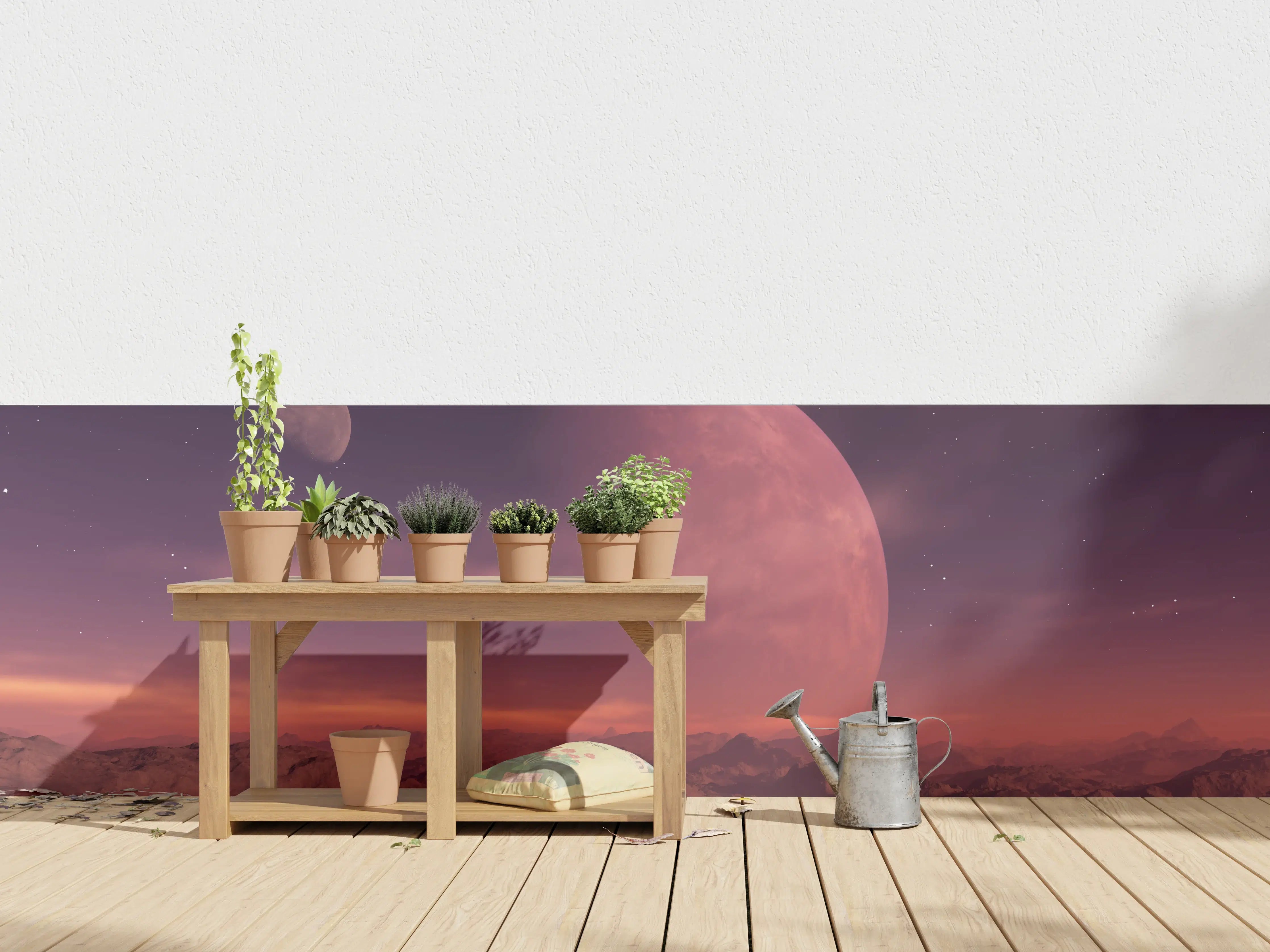Wandverkleidung außen - Fantasy Planet Ausblick