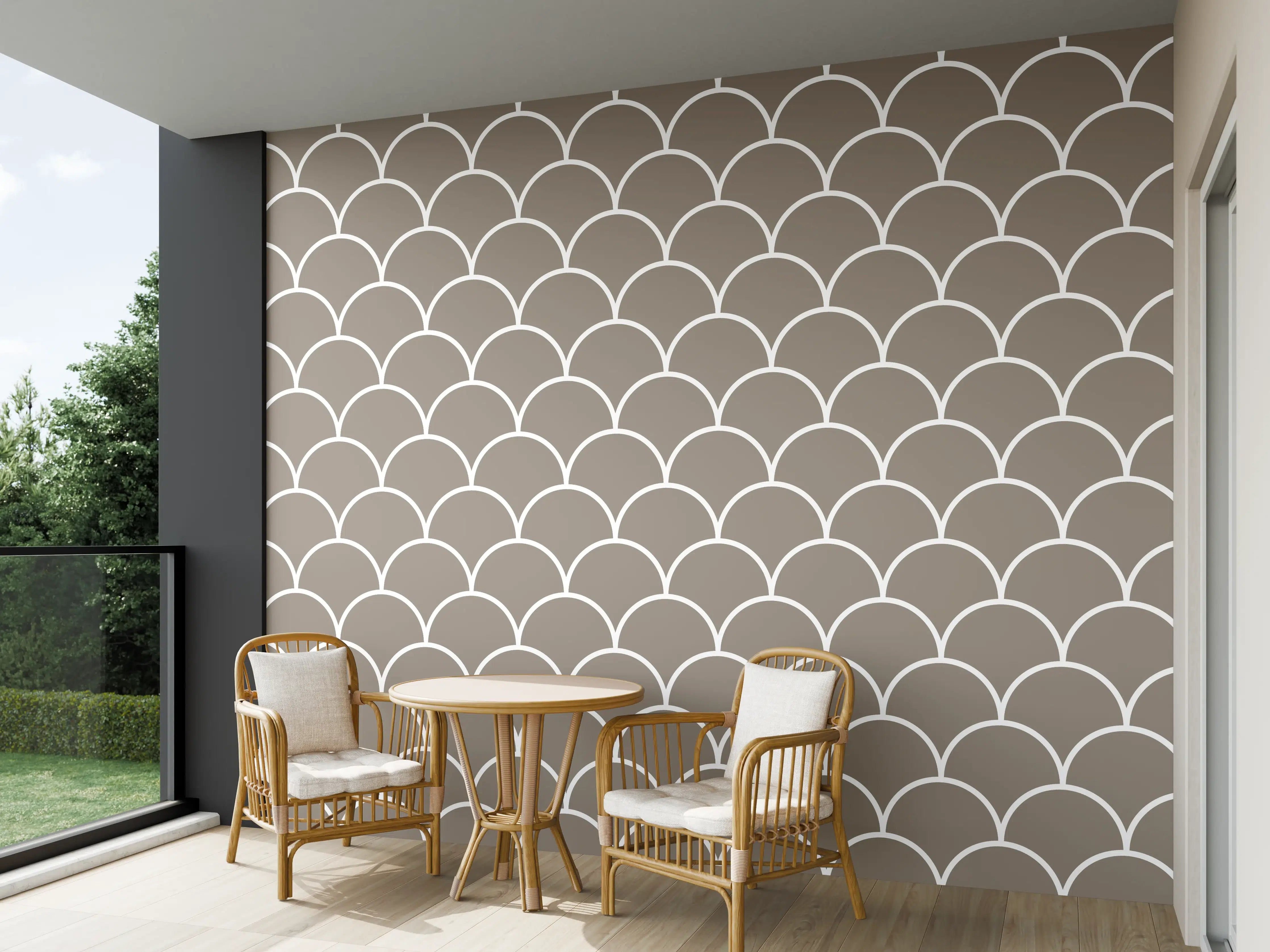 Wandverkleidung außen - Feiner Weiß-Grau-Marmor mit eleganten Nuancen