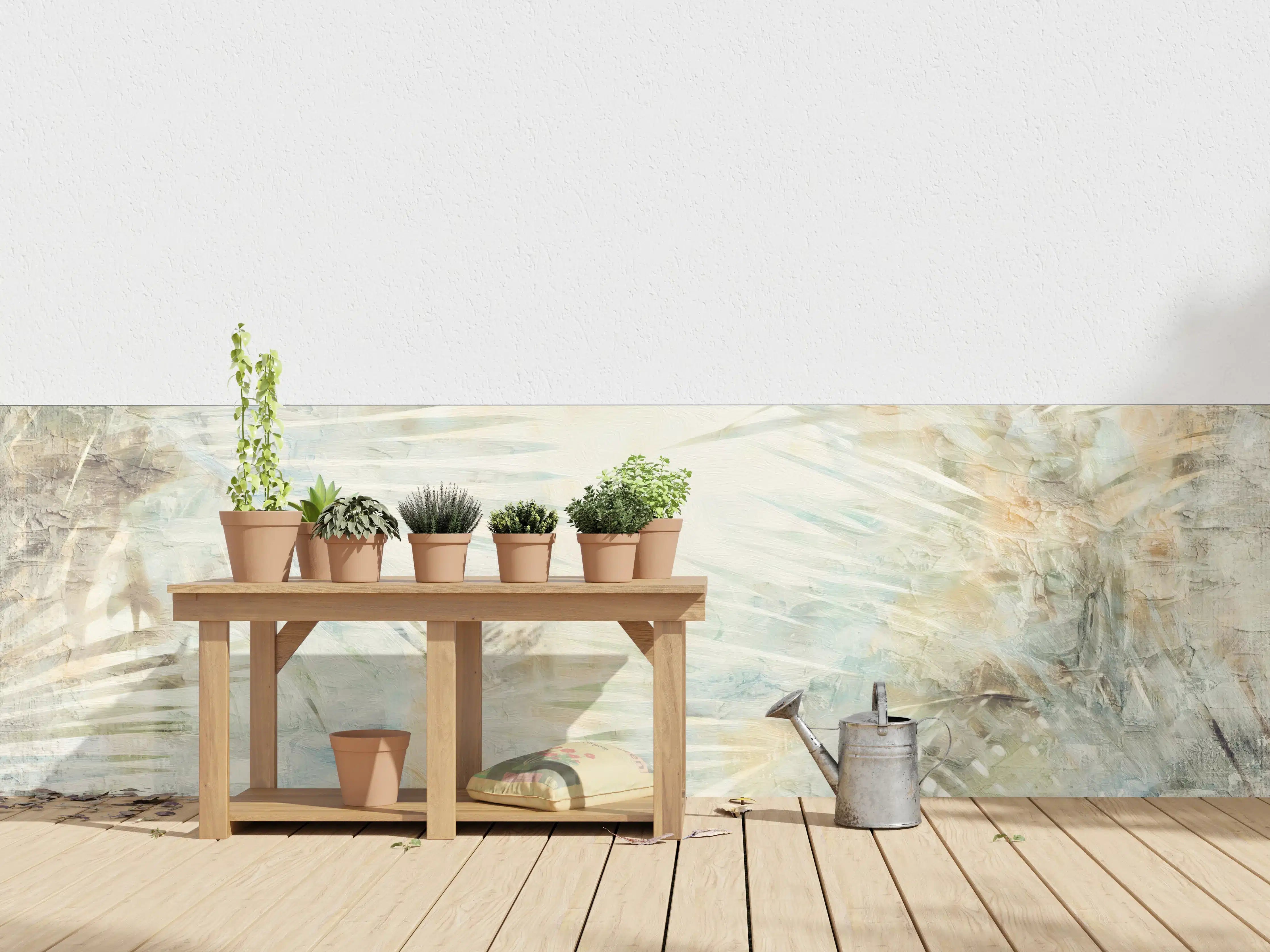 Wandverkleidung außen - Florale Wand - Moderne Kunst