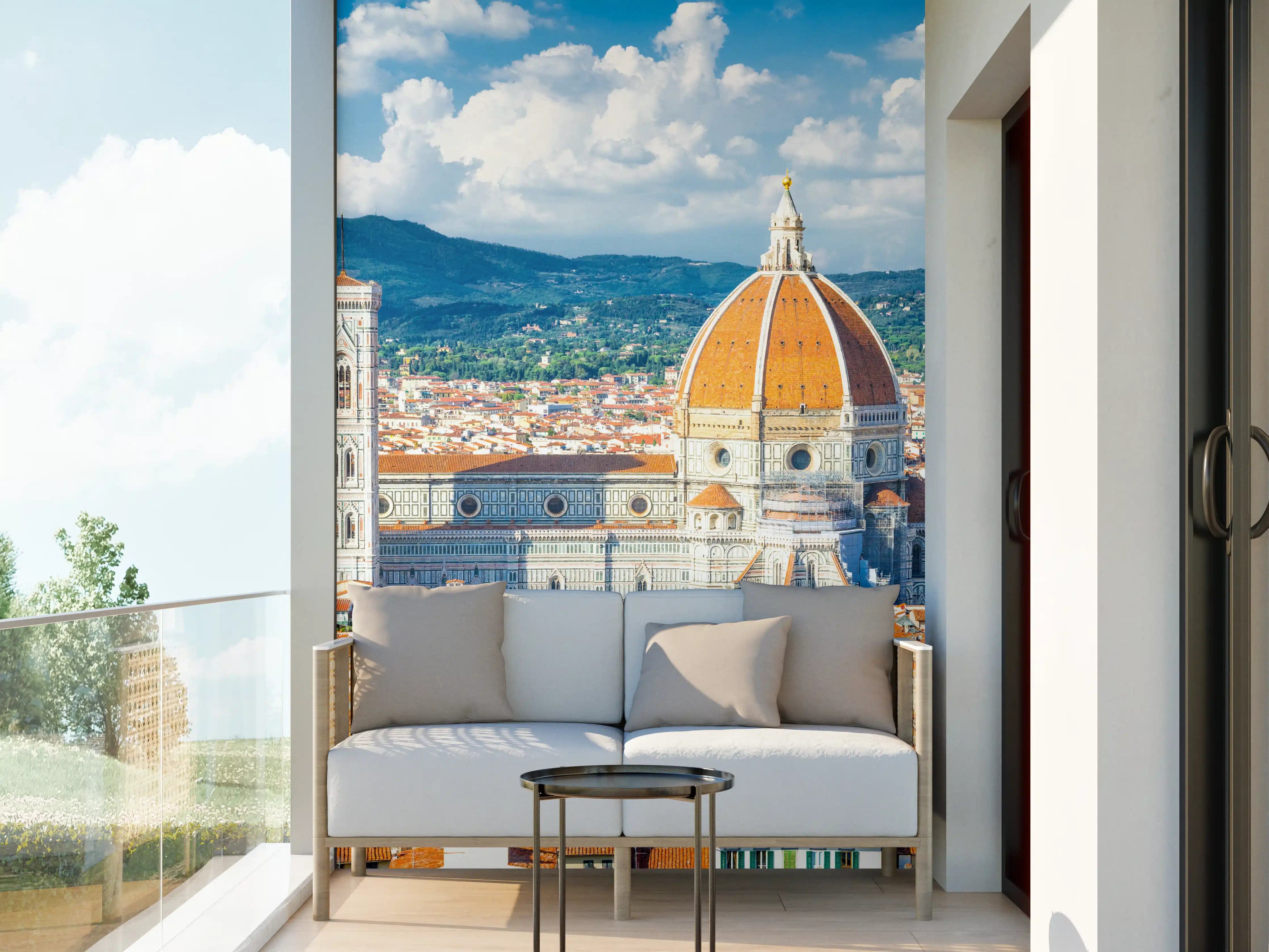 Wandverkleidung außen - Florenz Skyline mit Dom