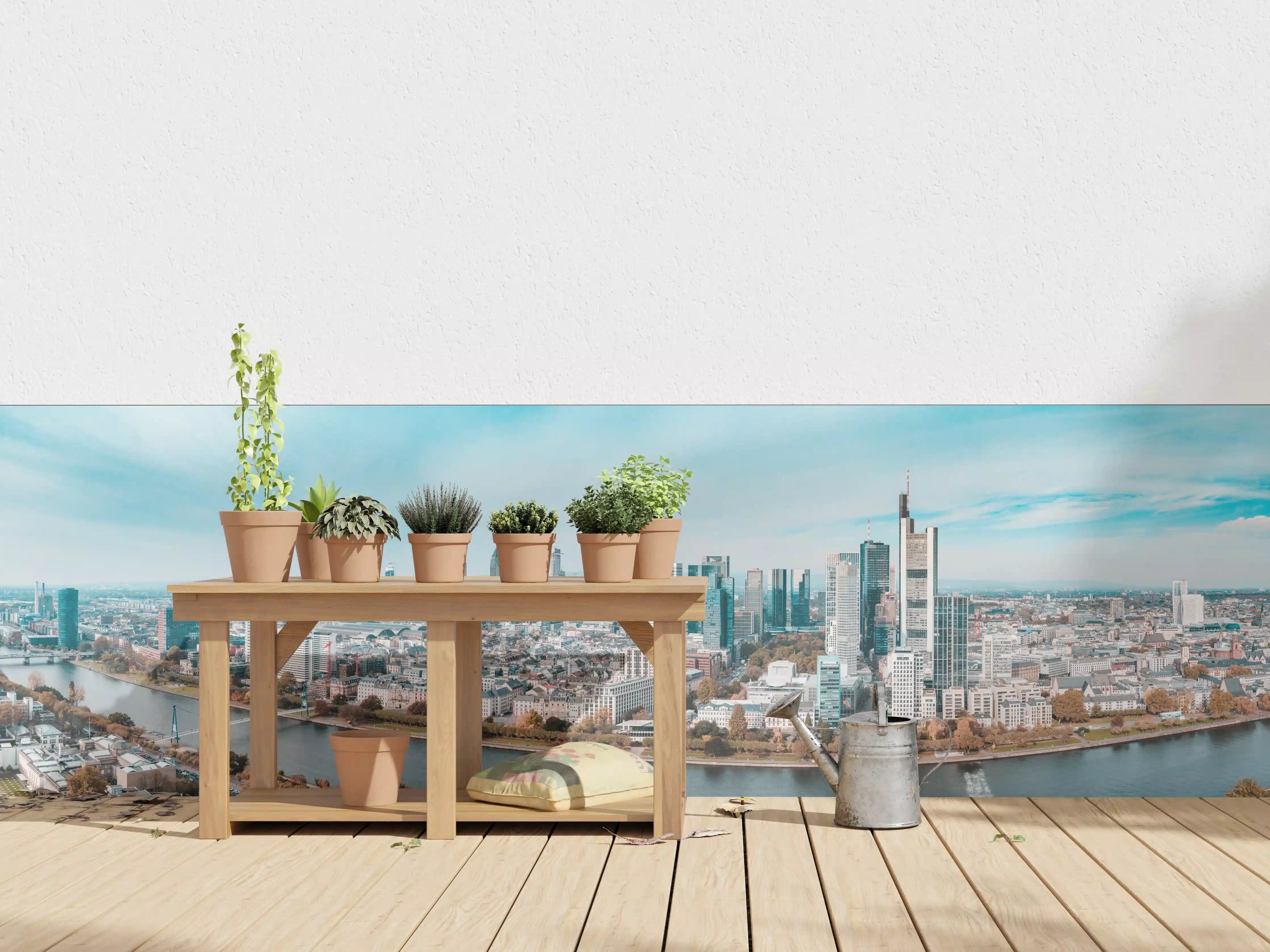 Wandverkleidung außen - Frankfurt Luftaufnahme Panorama