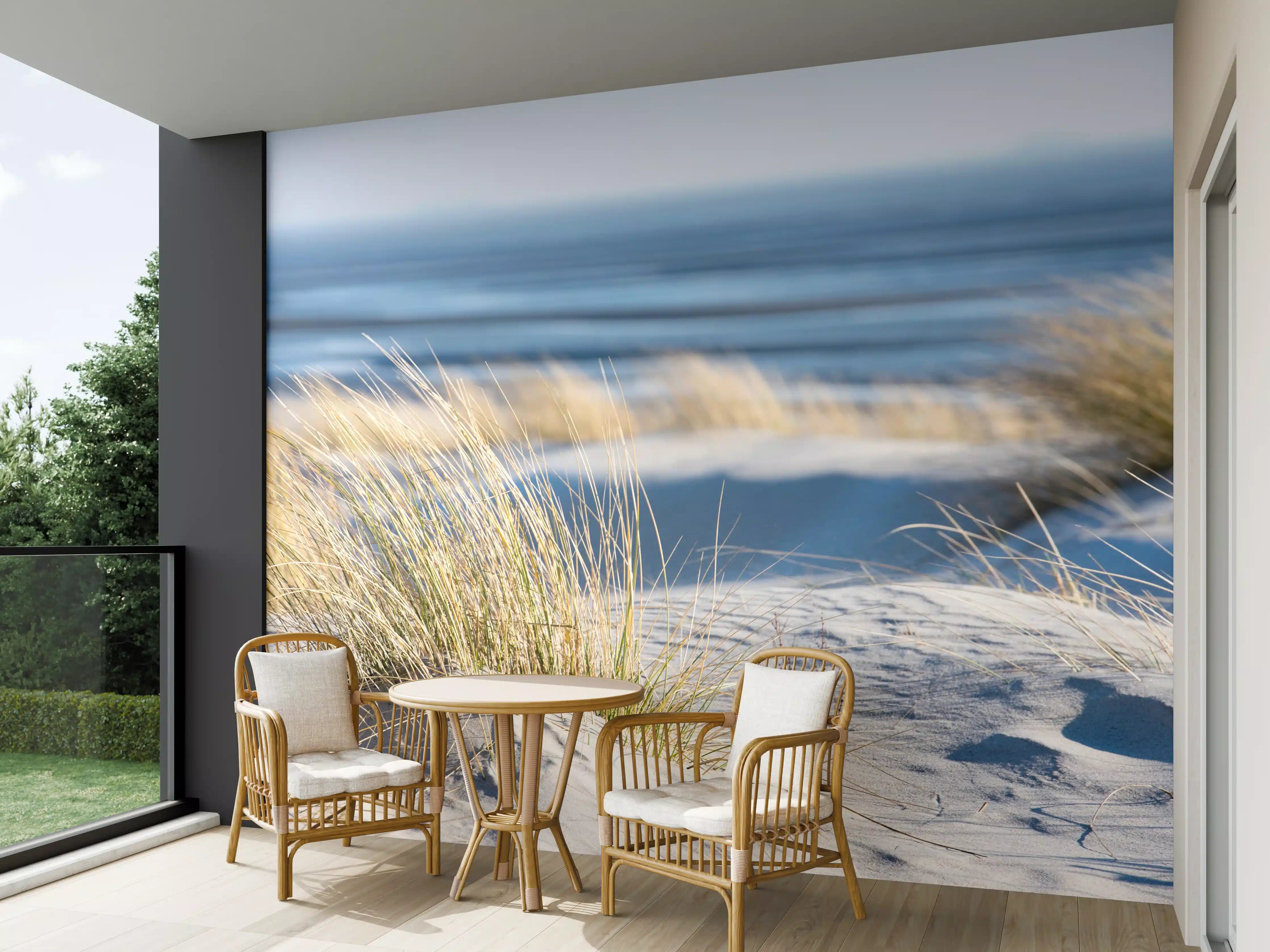 Wandverkleidung außen - Friedlicher Strand - Nordsee
