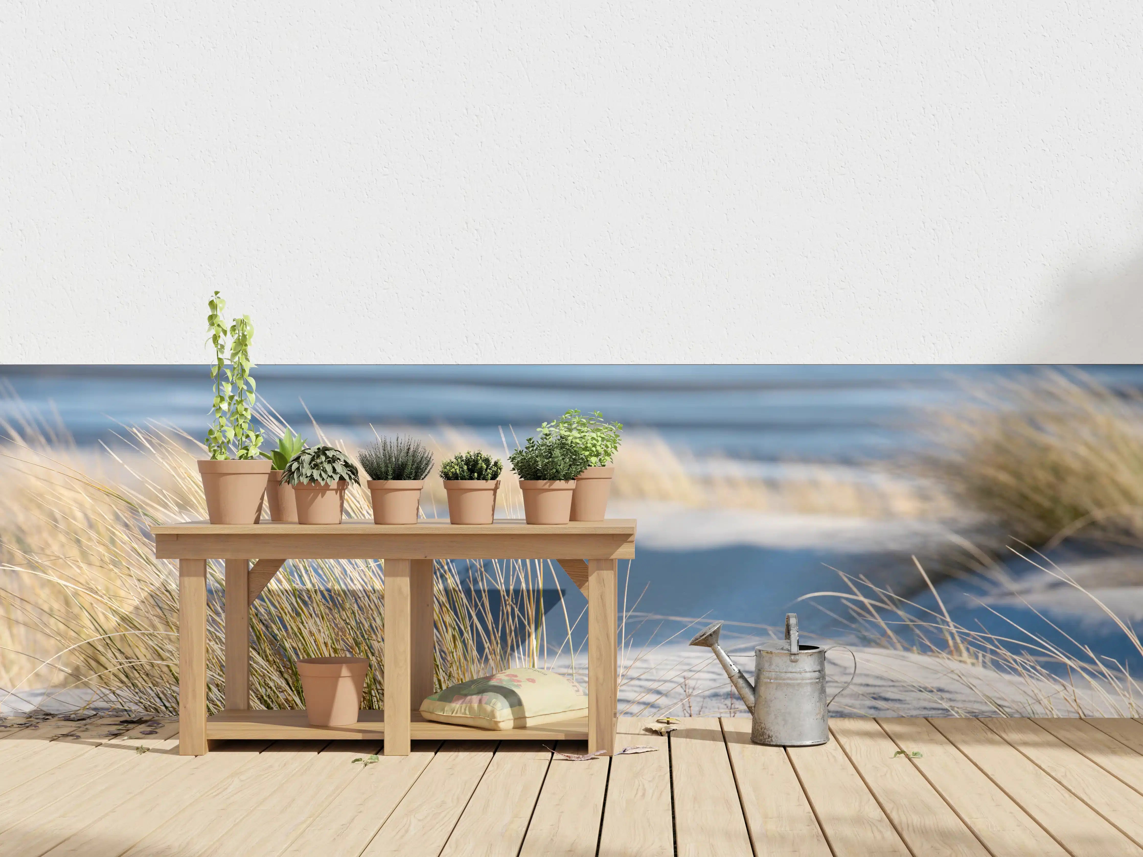 Wandverkleidung außen - Friedlicher Strand - Nordsee