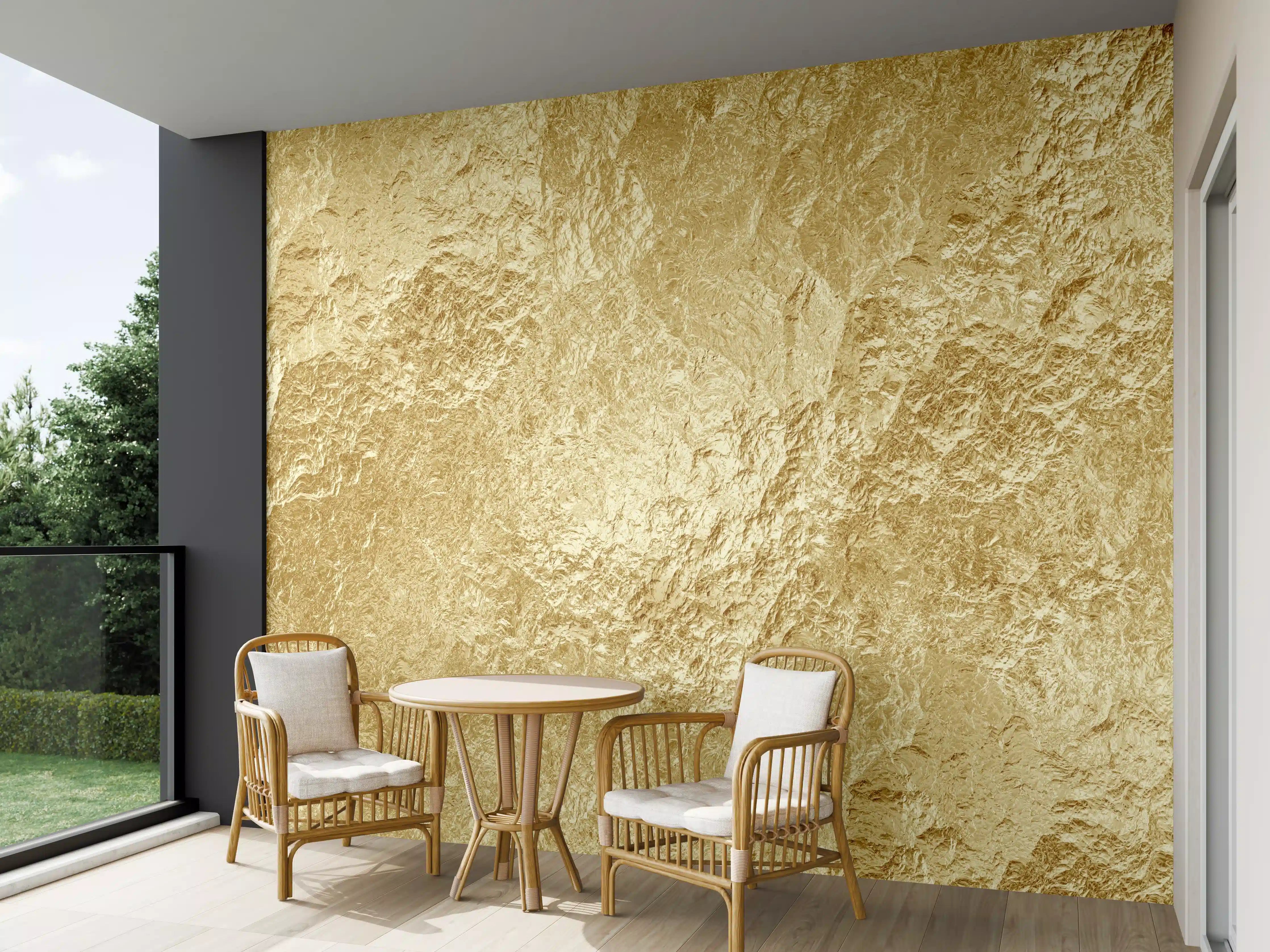 Wandverkleidung außen - Goldene Luxus Textur