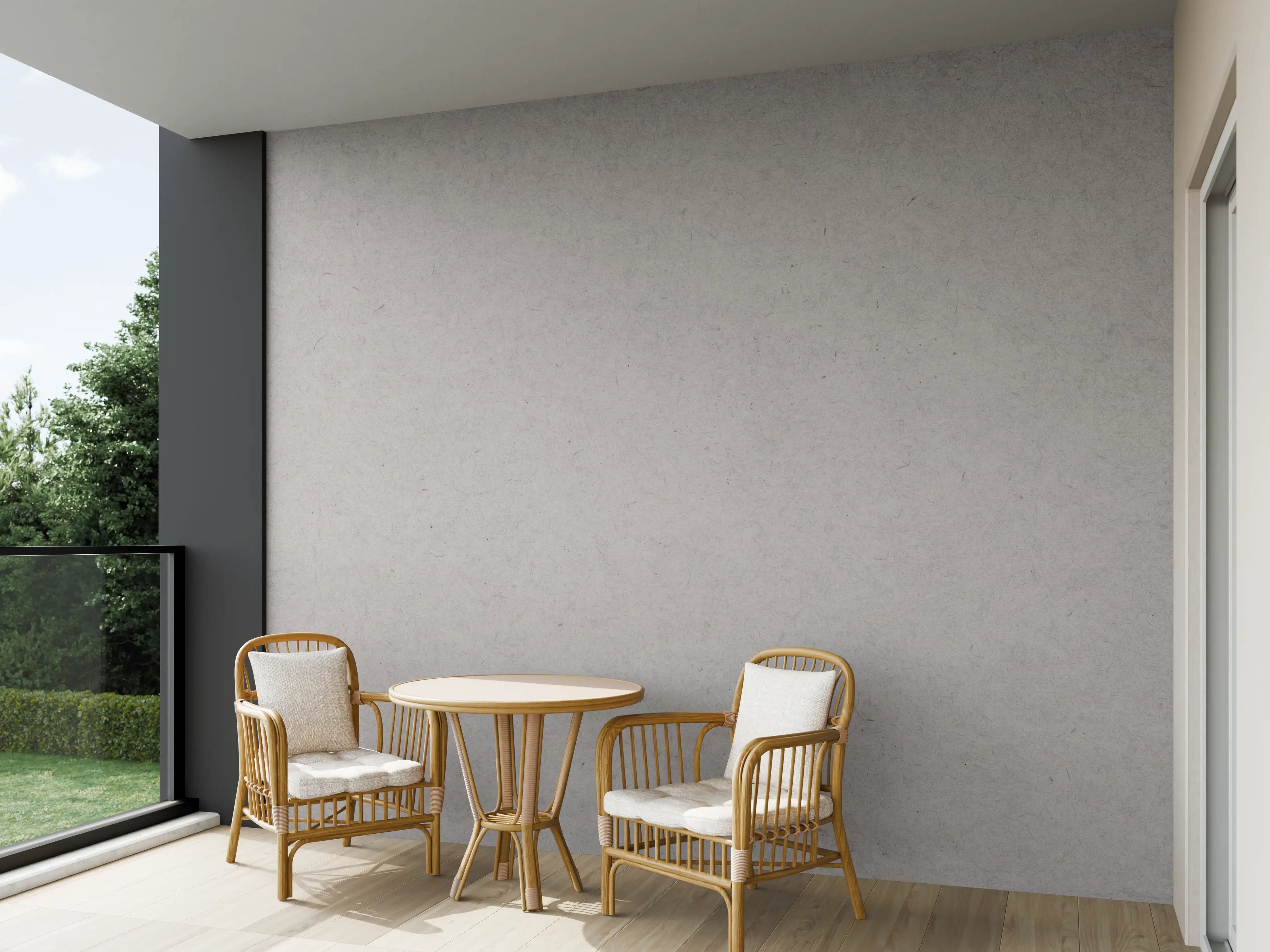 Wandverkleidung außen - Gräuliches Papier 