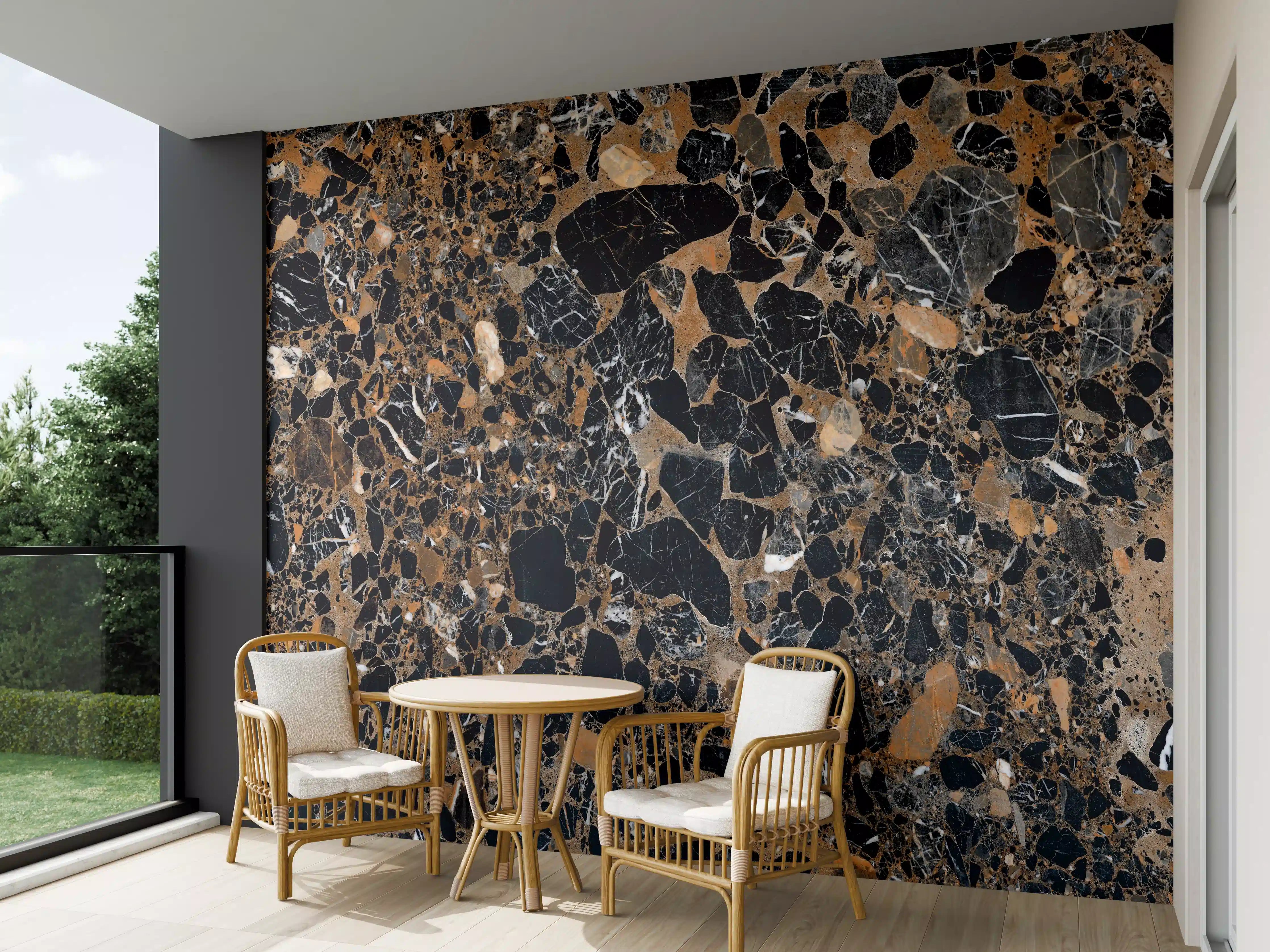 Wandverkleidung außen - Granit luxus Textur