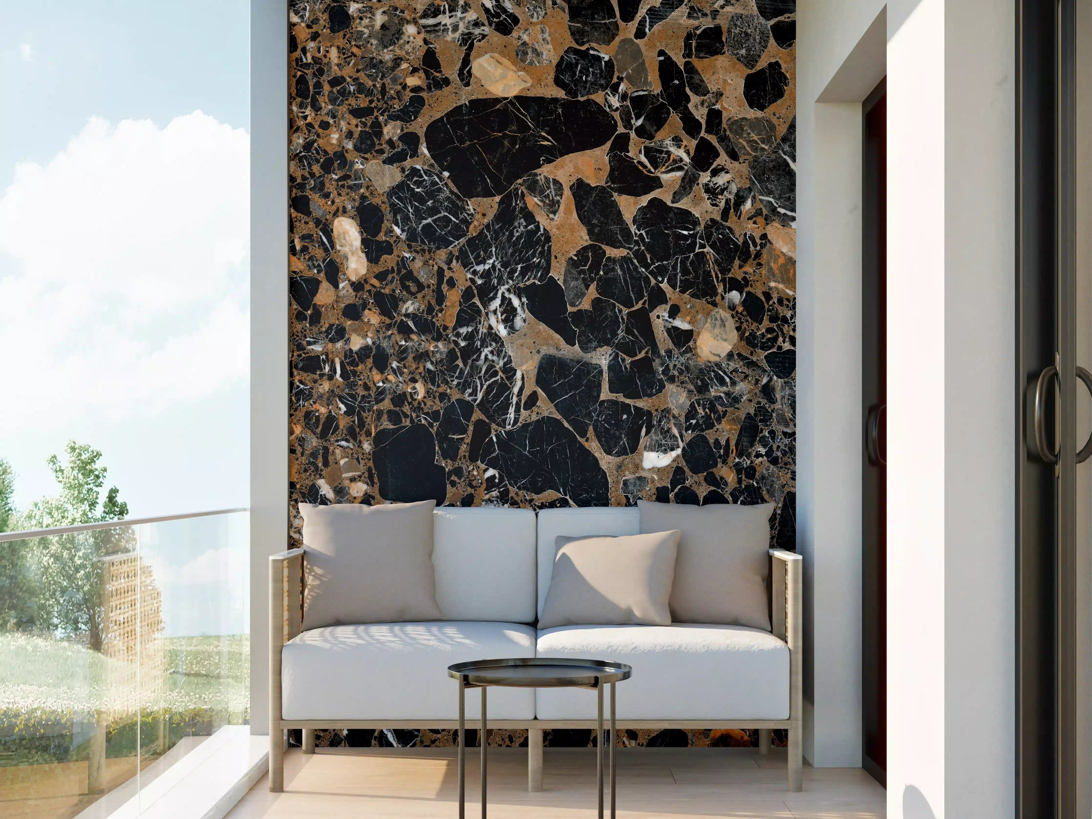 Wandverkleidung außen - Granit luxus Textur