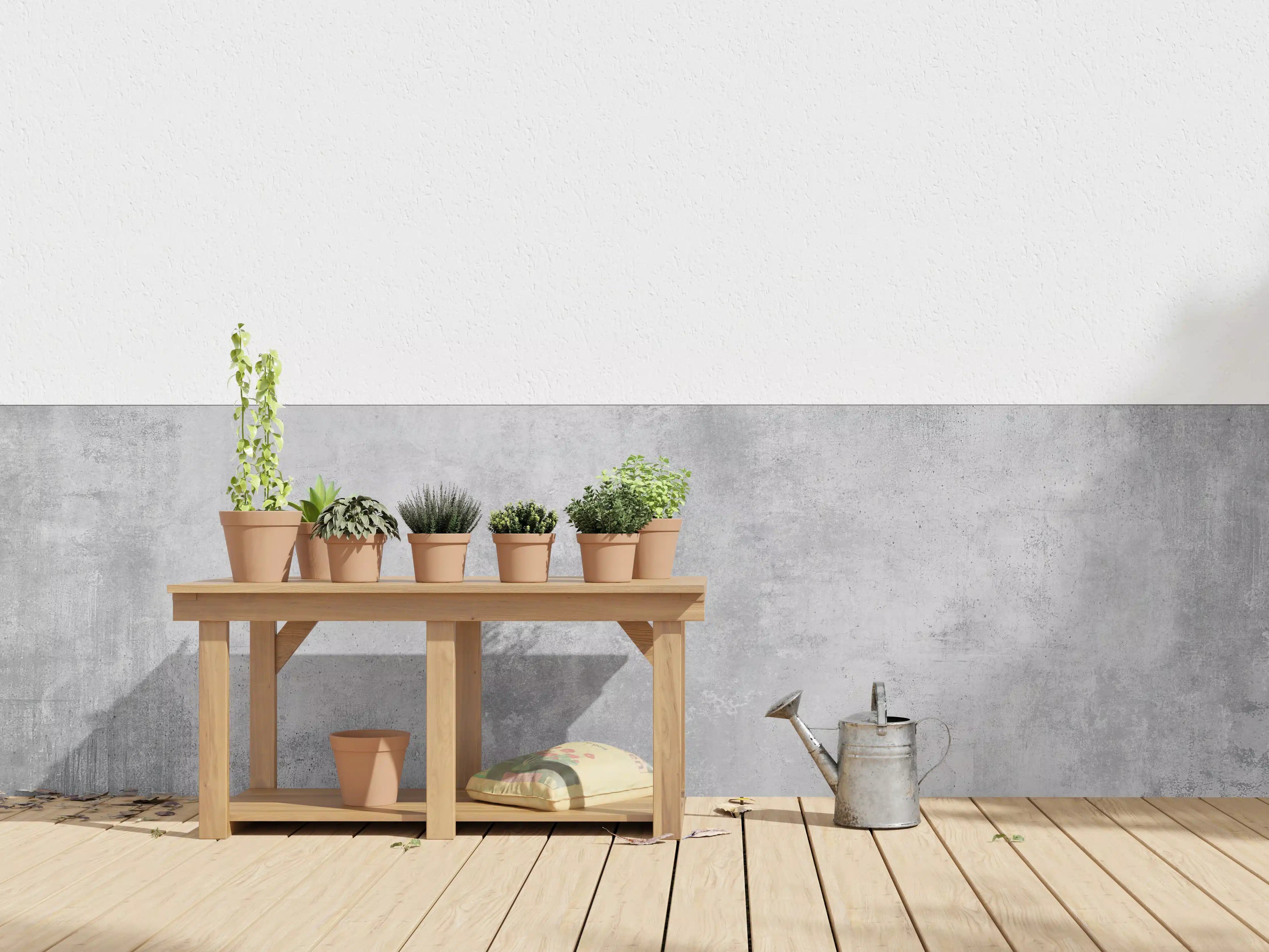 Wandverkleidung außen - Graue Betonwand mit Struktur