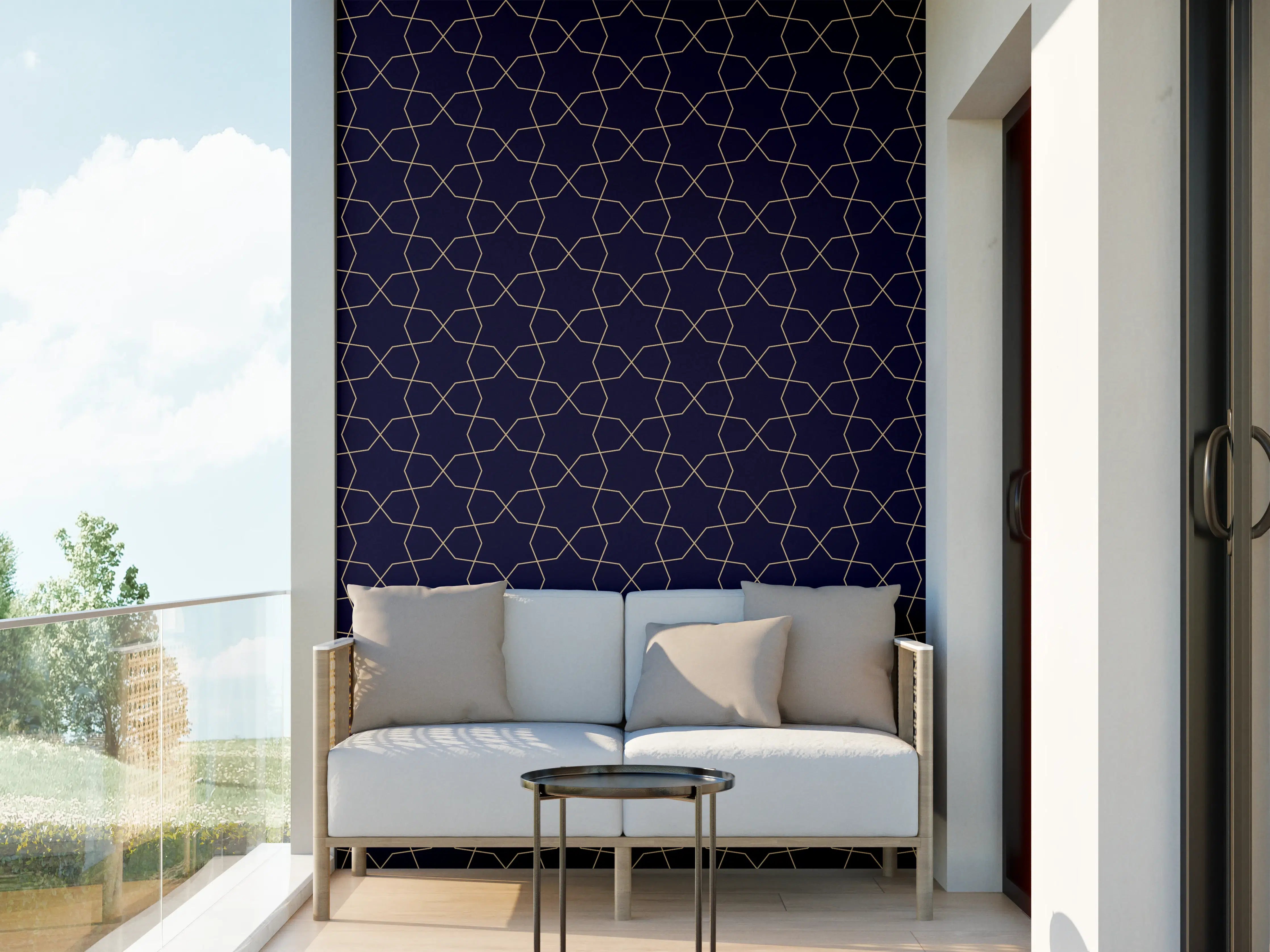 Wandverkleidung außen - Graue Schatten: Geometrische Eleganz