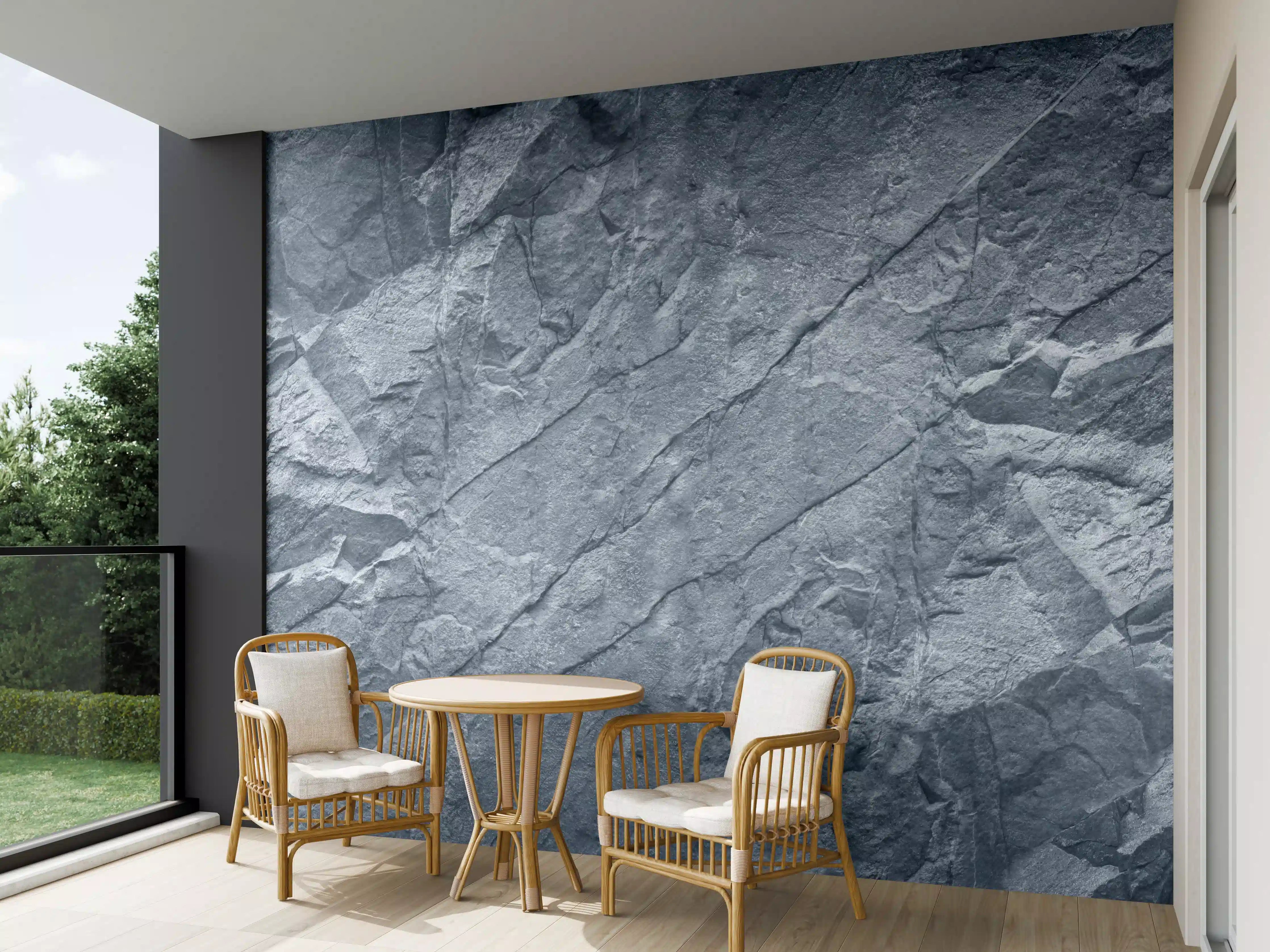 Wandverkleidung außen - Grauer Fels