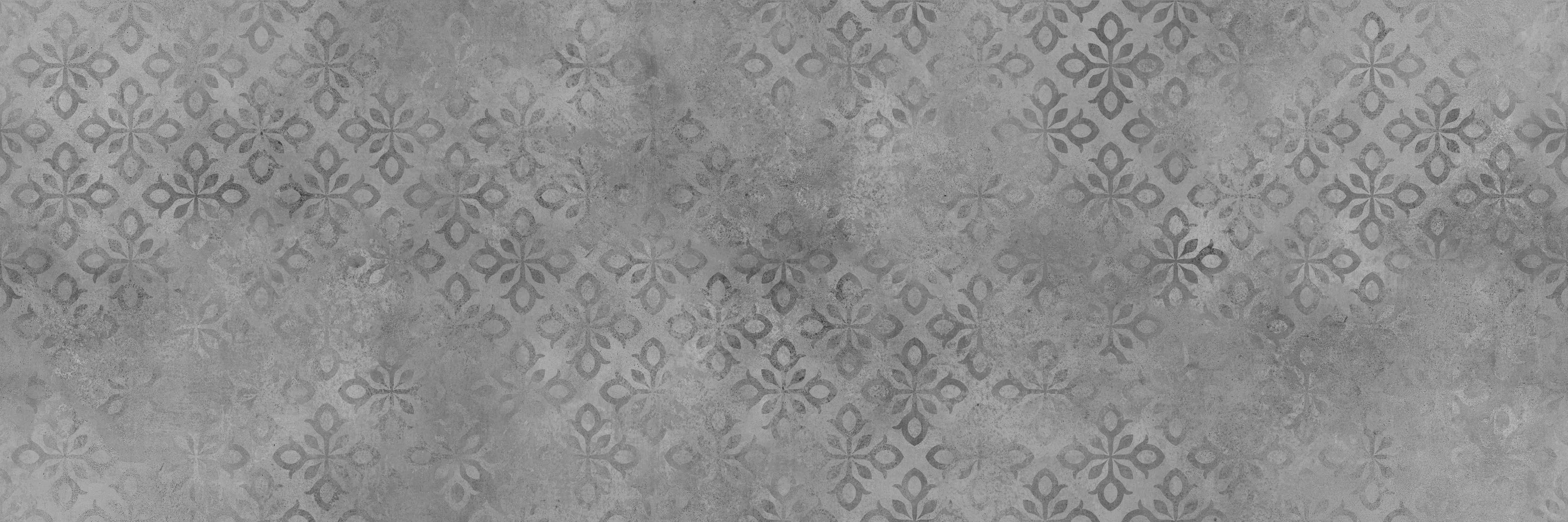Wandverkleidung außen-Graues Ornament Muster 