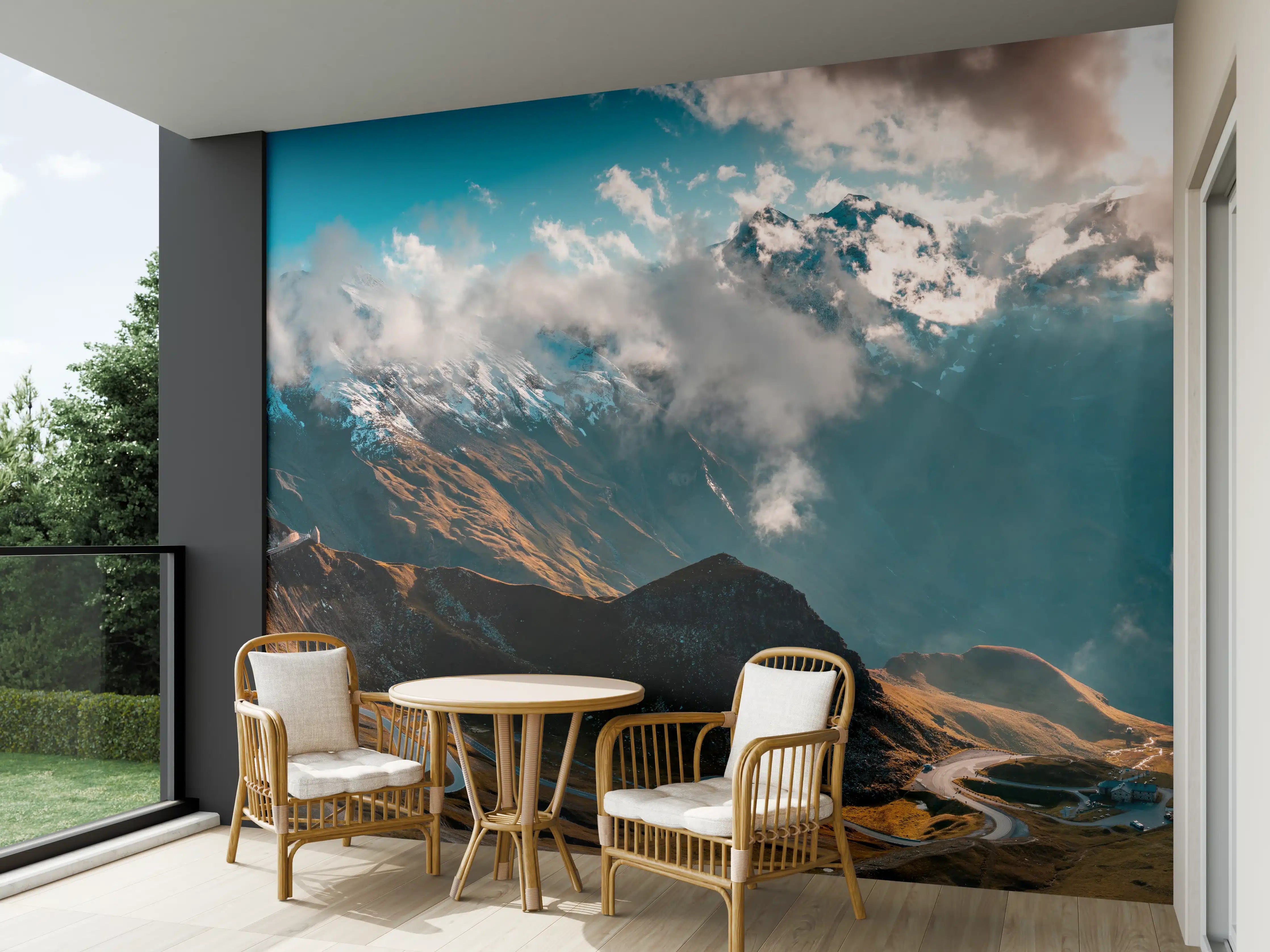 Wandverkleidung außen - Großglockner Alpenstraße in Österreich