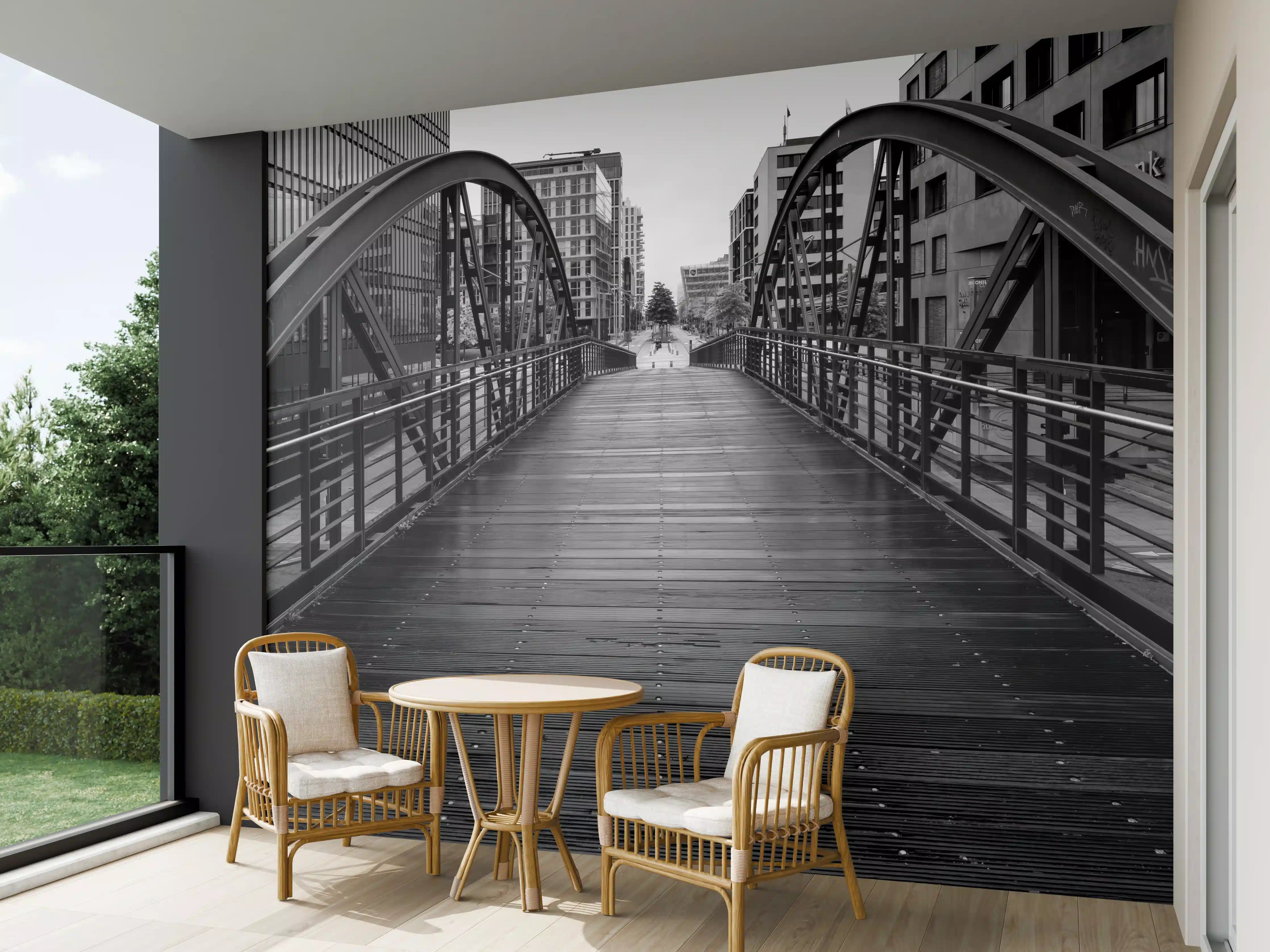 Wandverkleidung außen - Hamburg - magische Brücke