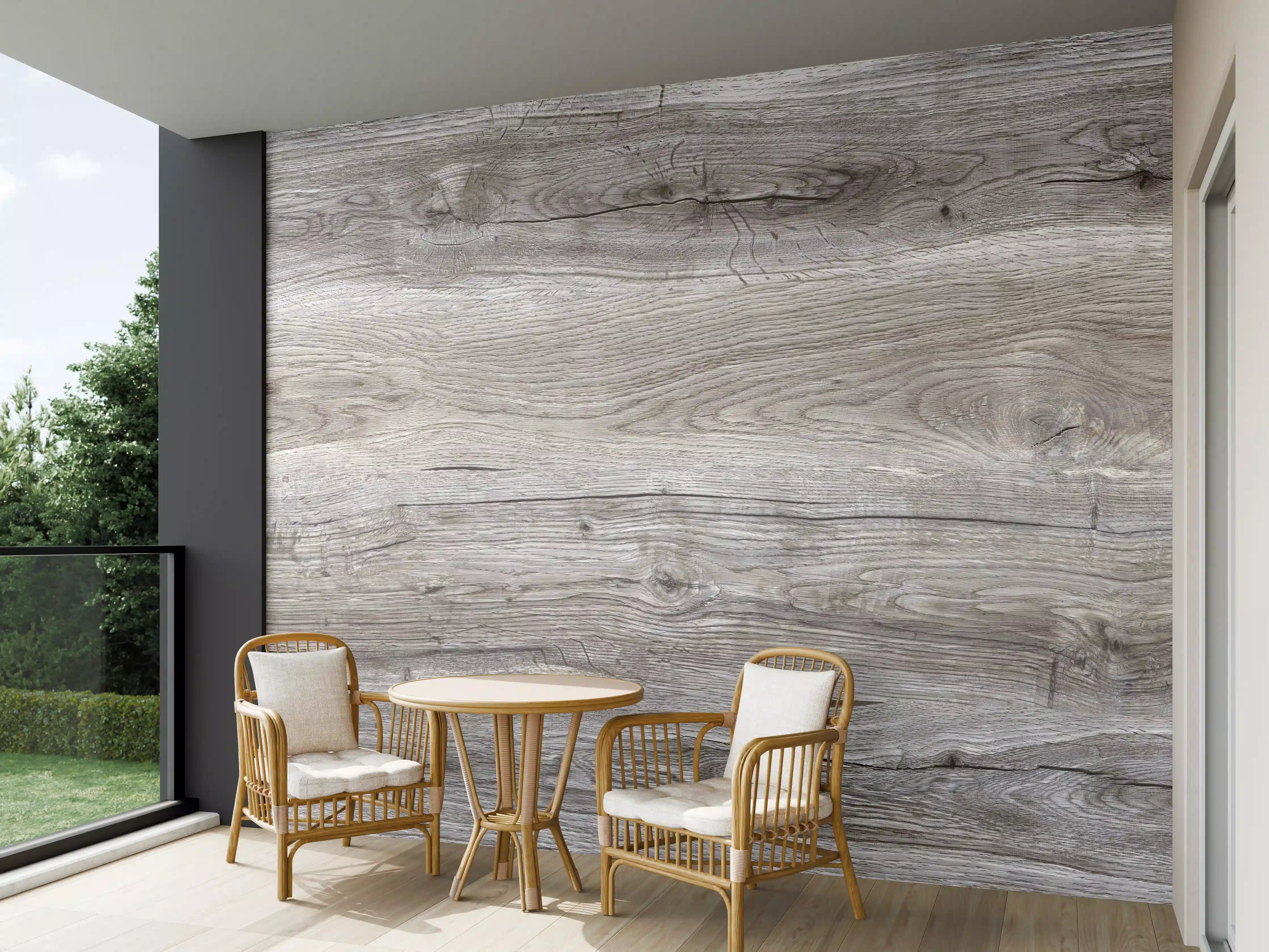 Wandverkleidung außen - Hell-braune Holz Textur