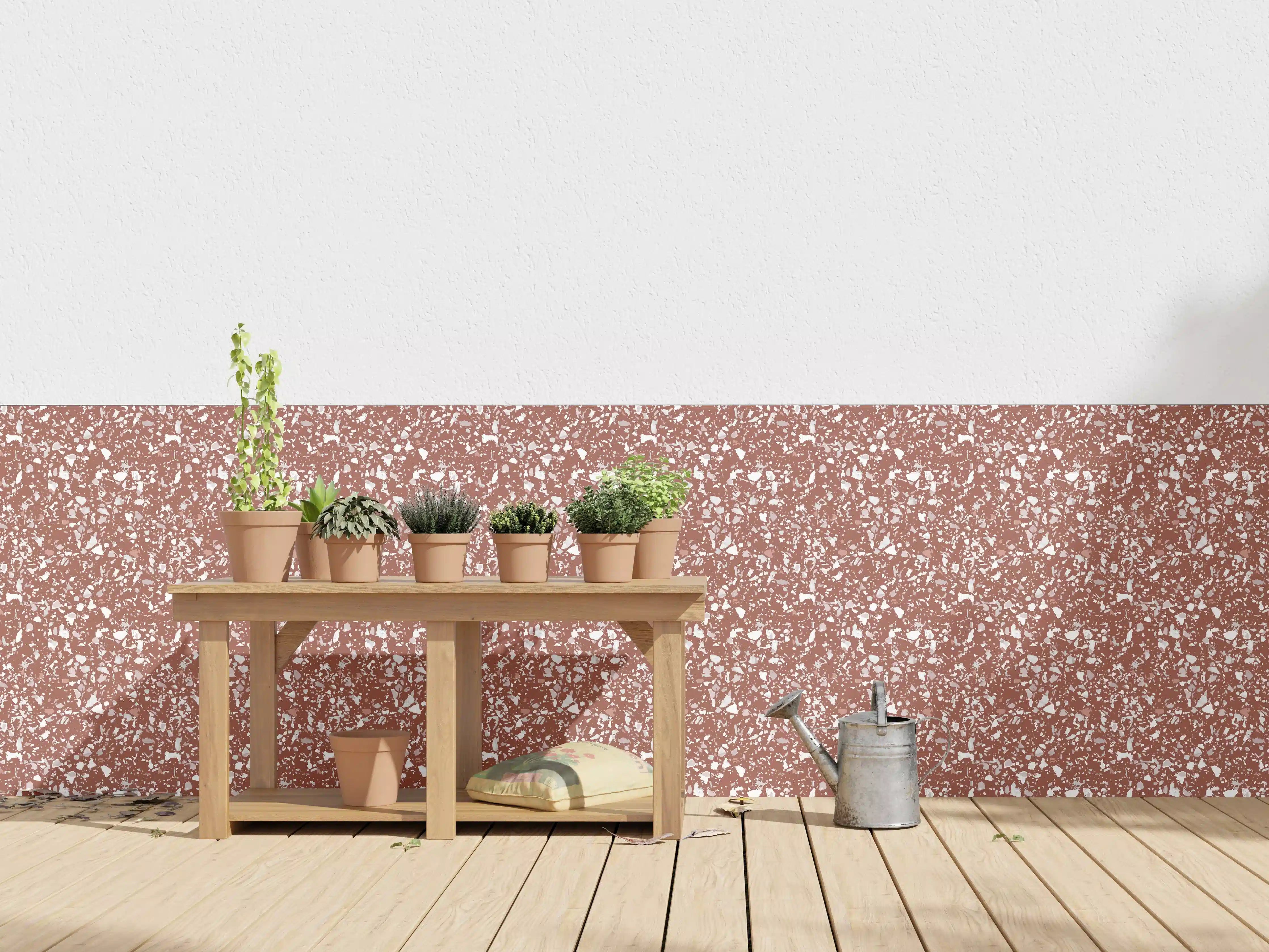 Wandverkleidung außen - Helle Weiß-Grau Marmor-Textur mit feinen Nuancen