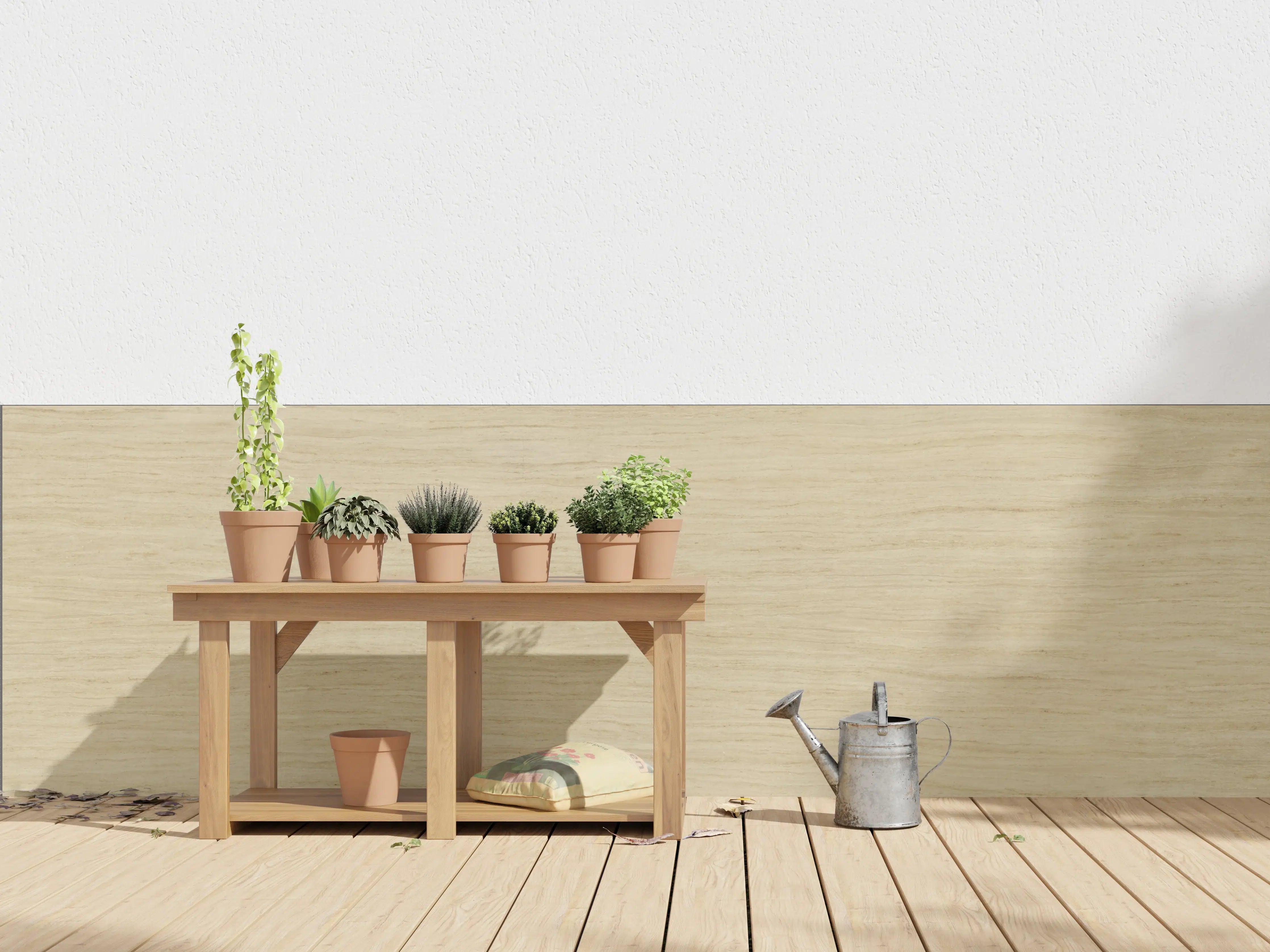 Wandverkleidung außen - Helle feine Holzoptik