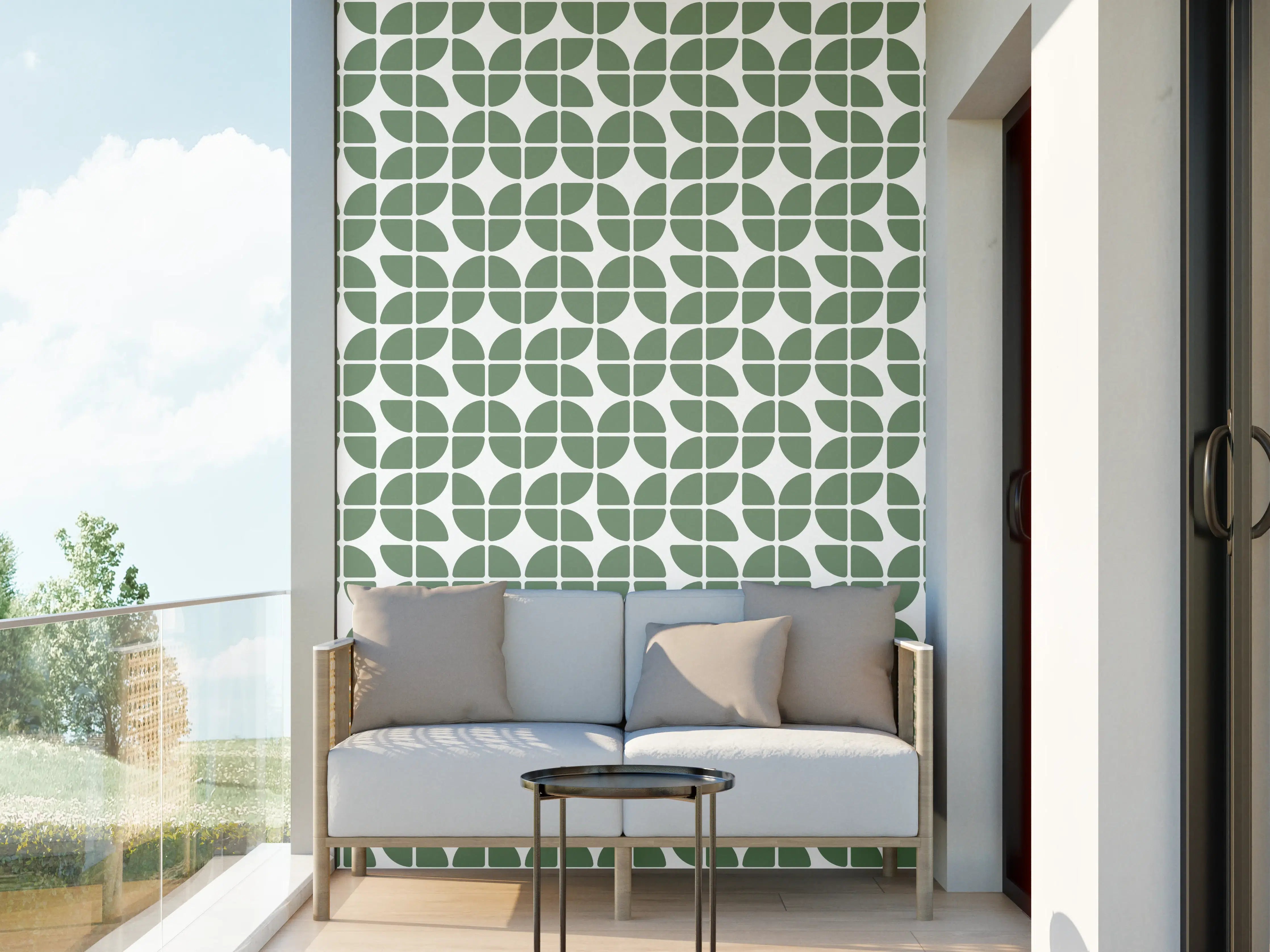 Wandverkleidung außen - Helle, elegante Fliesen im Badezimmer