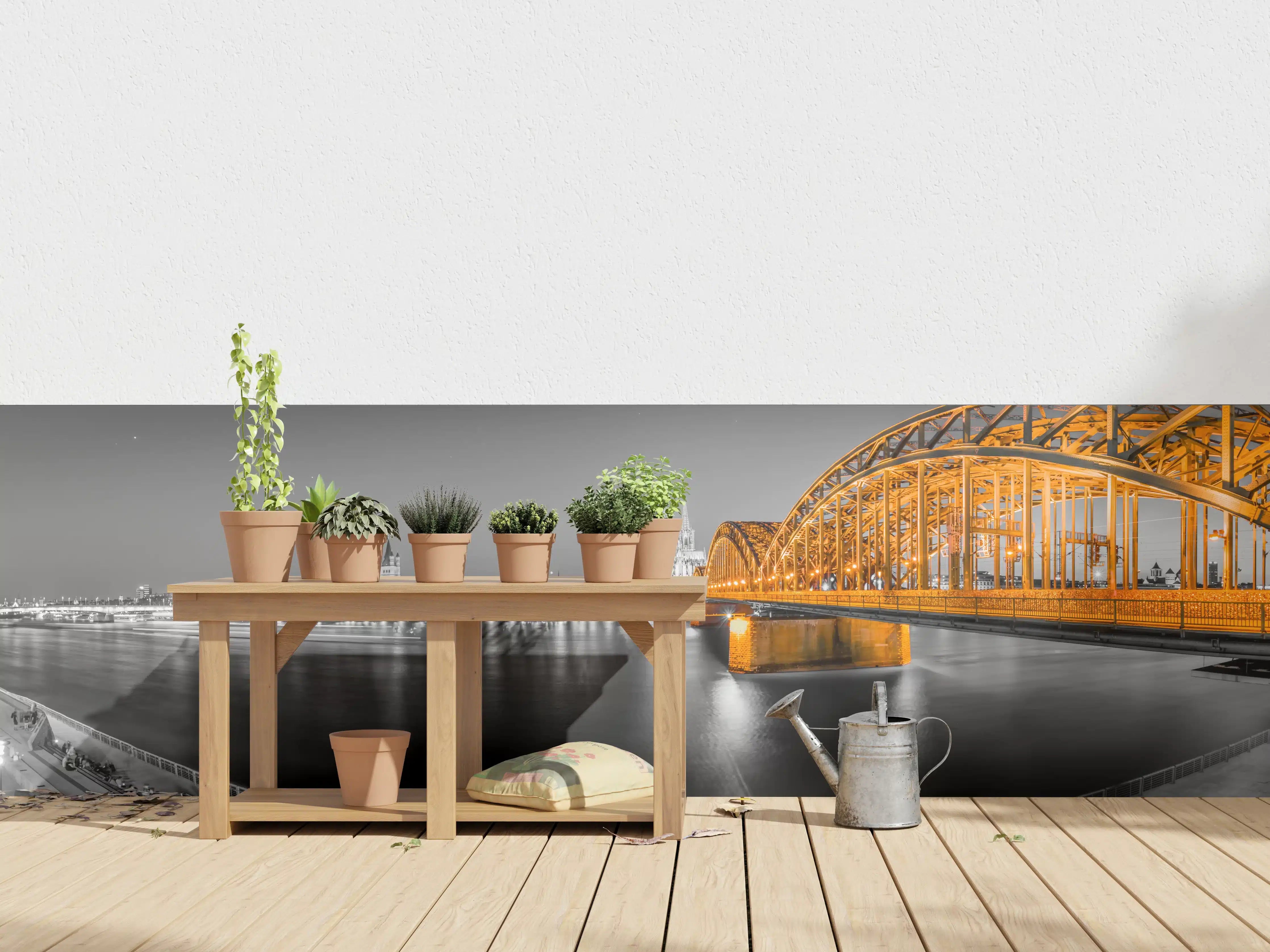 Wandverkleidung außen - Hohenzollernbrücke in Köln