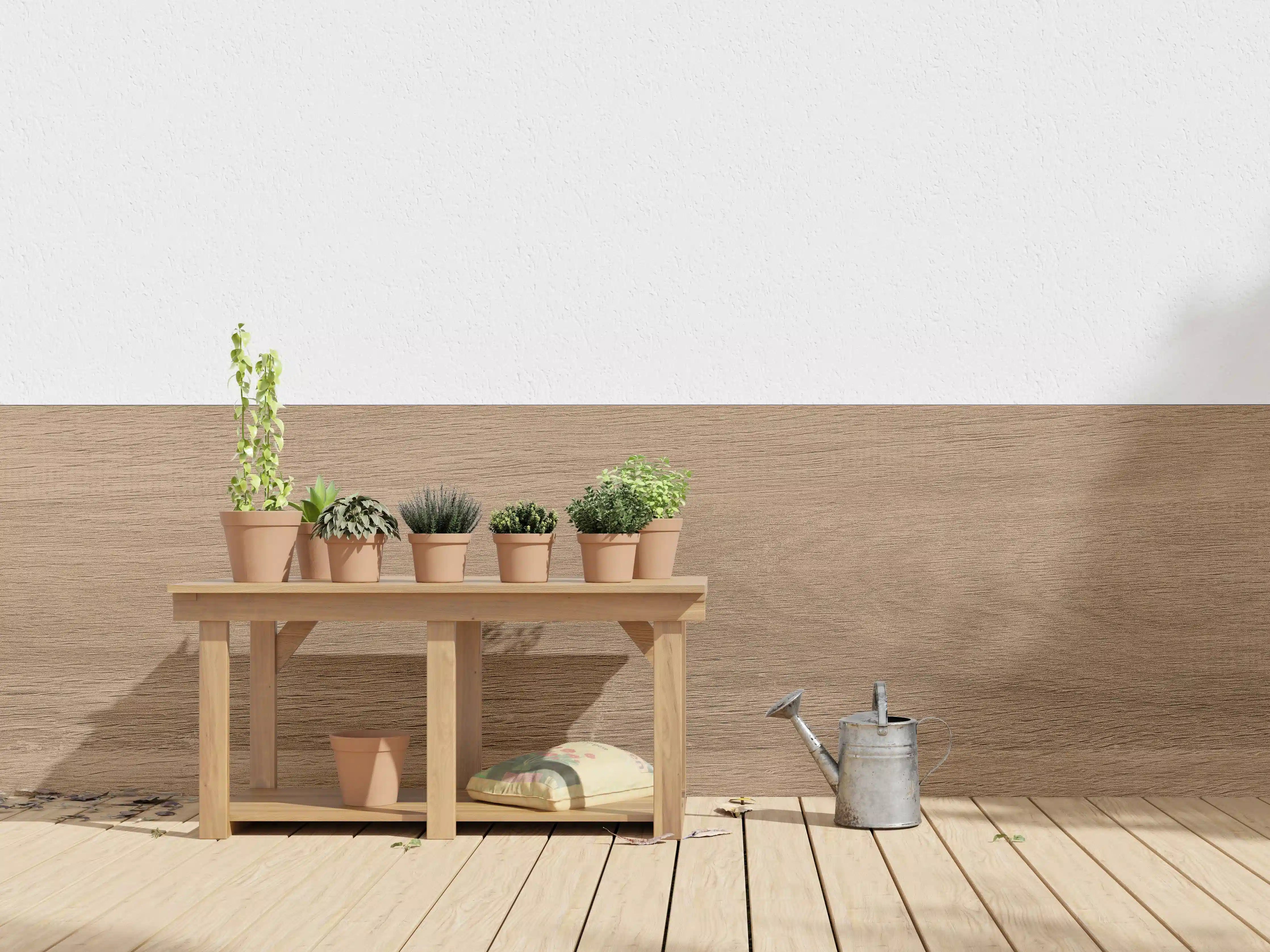 Wandverkleidung außen - Holztextur und hölzerner Hintergrund 1