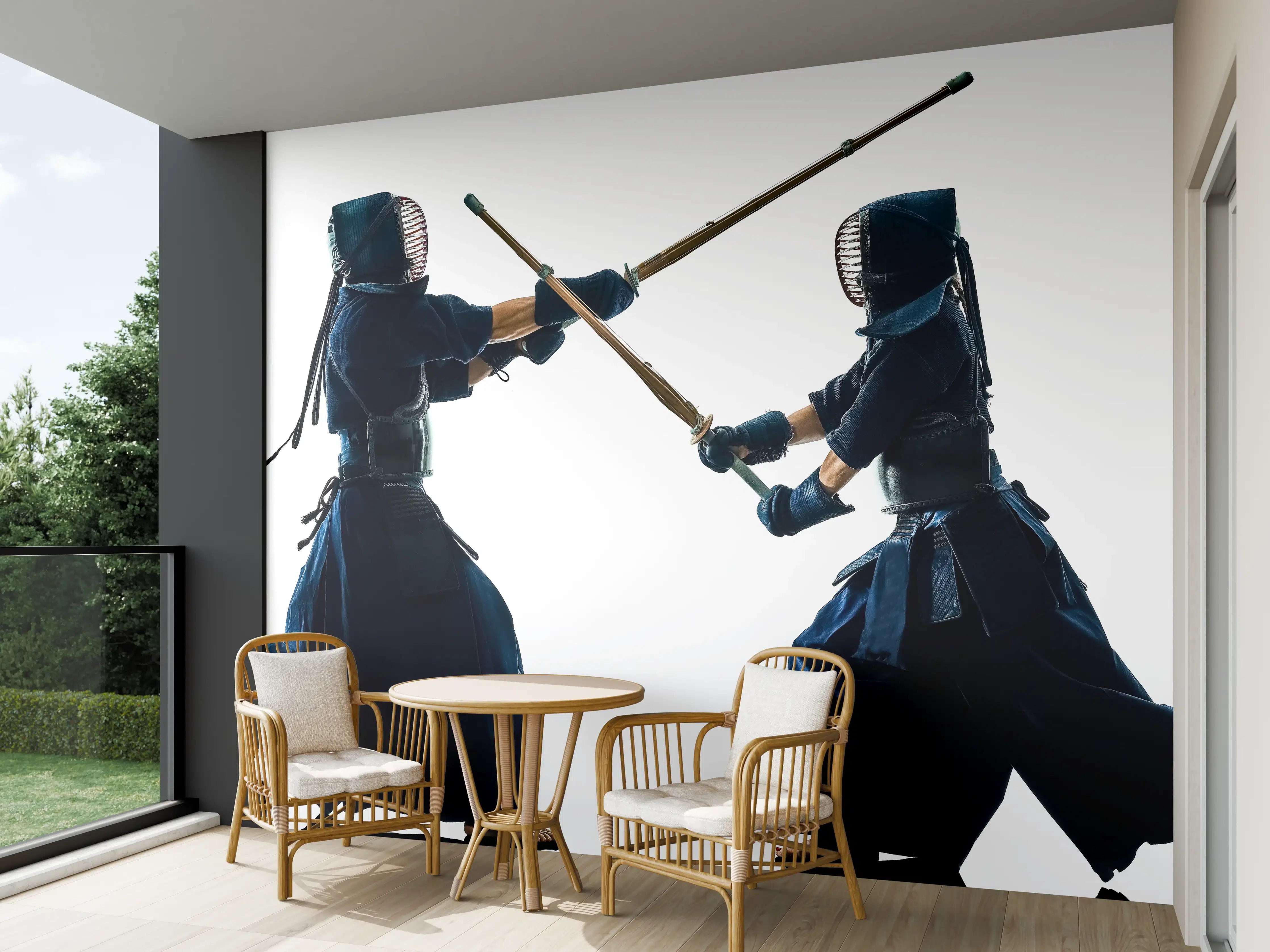 Wandverkleidung außen - Kendo Kampfsport