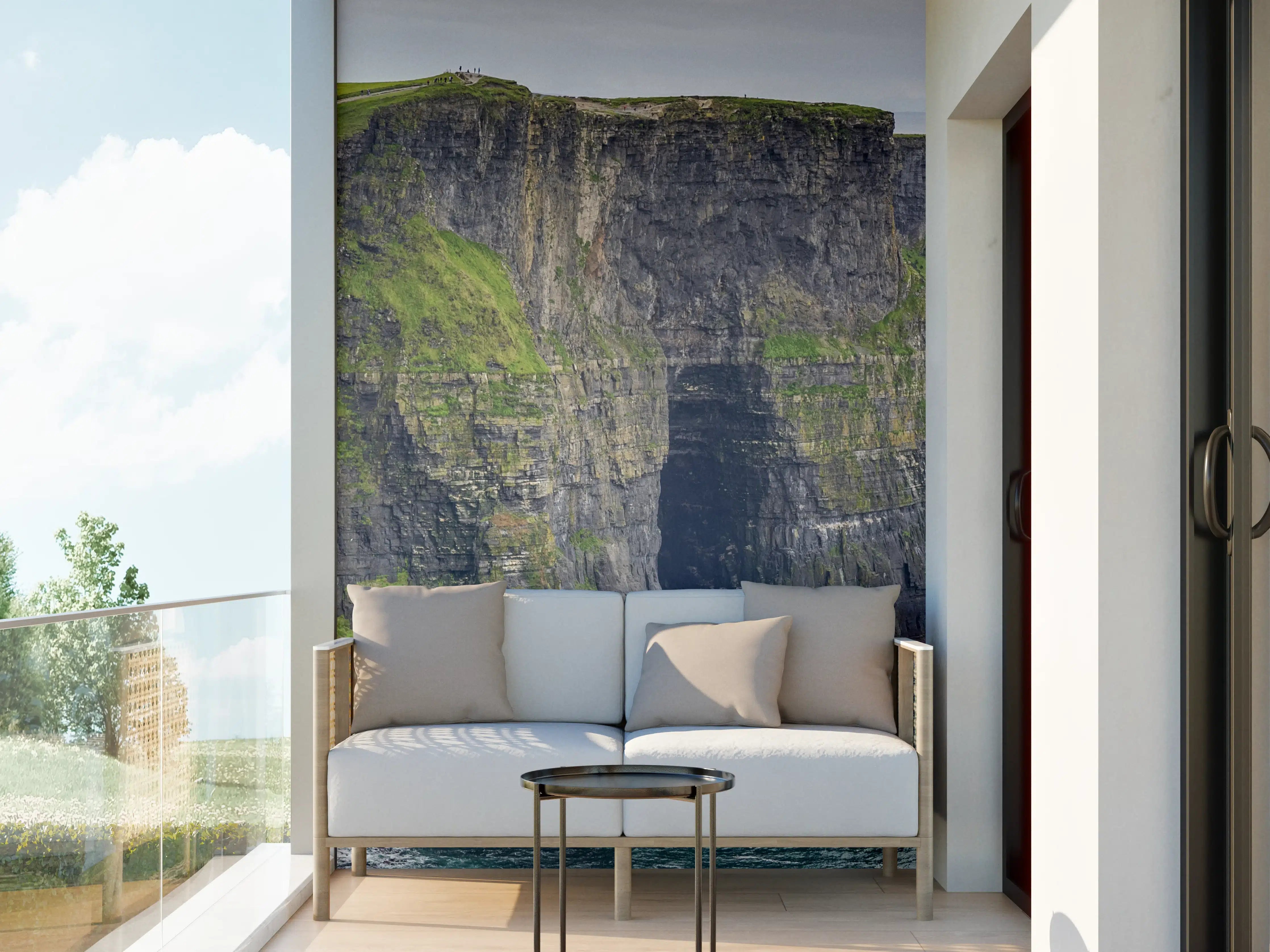 Wandverkleidung außen - Klippenlinie in Kerry - Irland