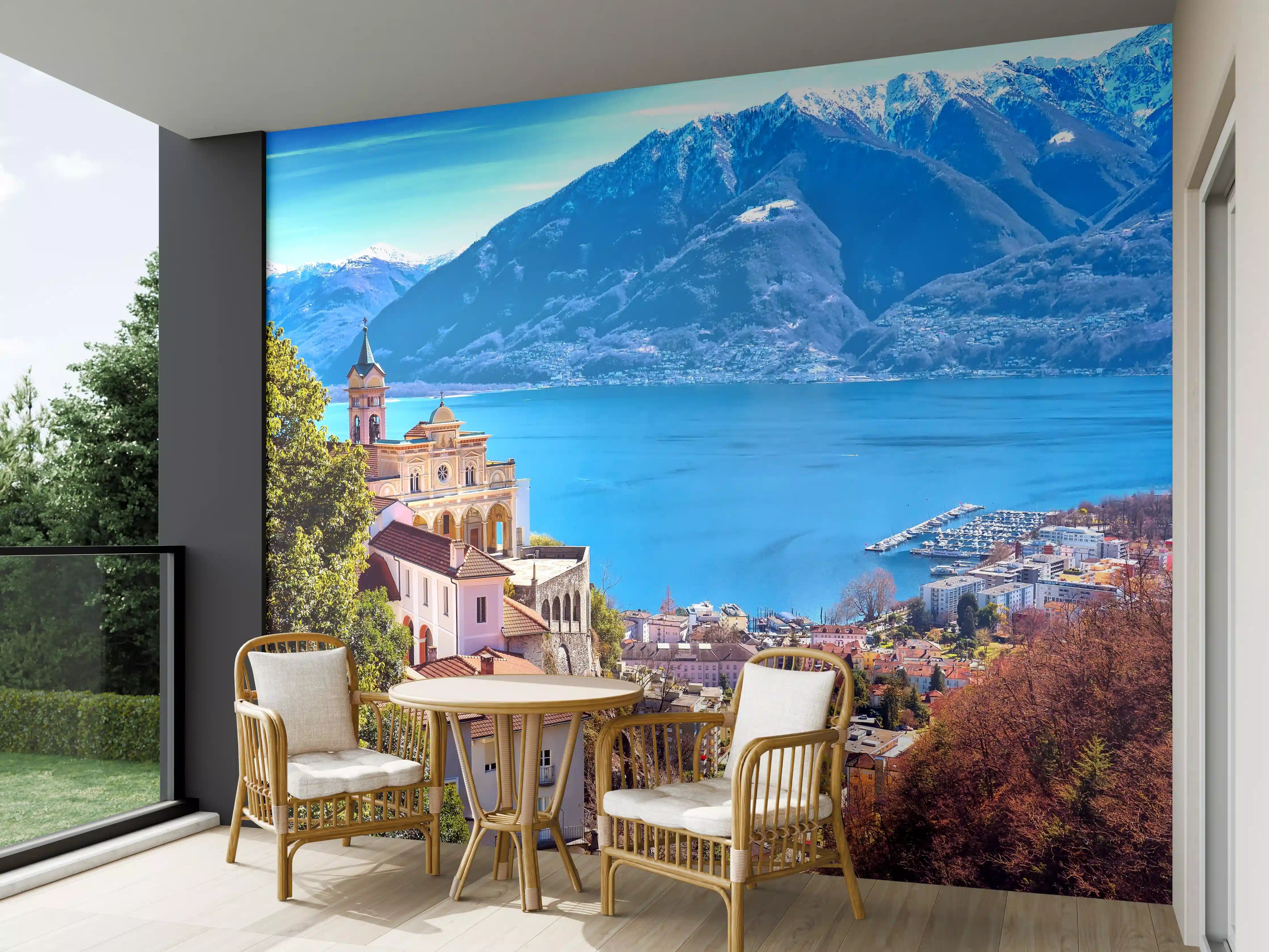 Wandverkleidung außen - Kloster in Locarno