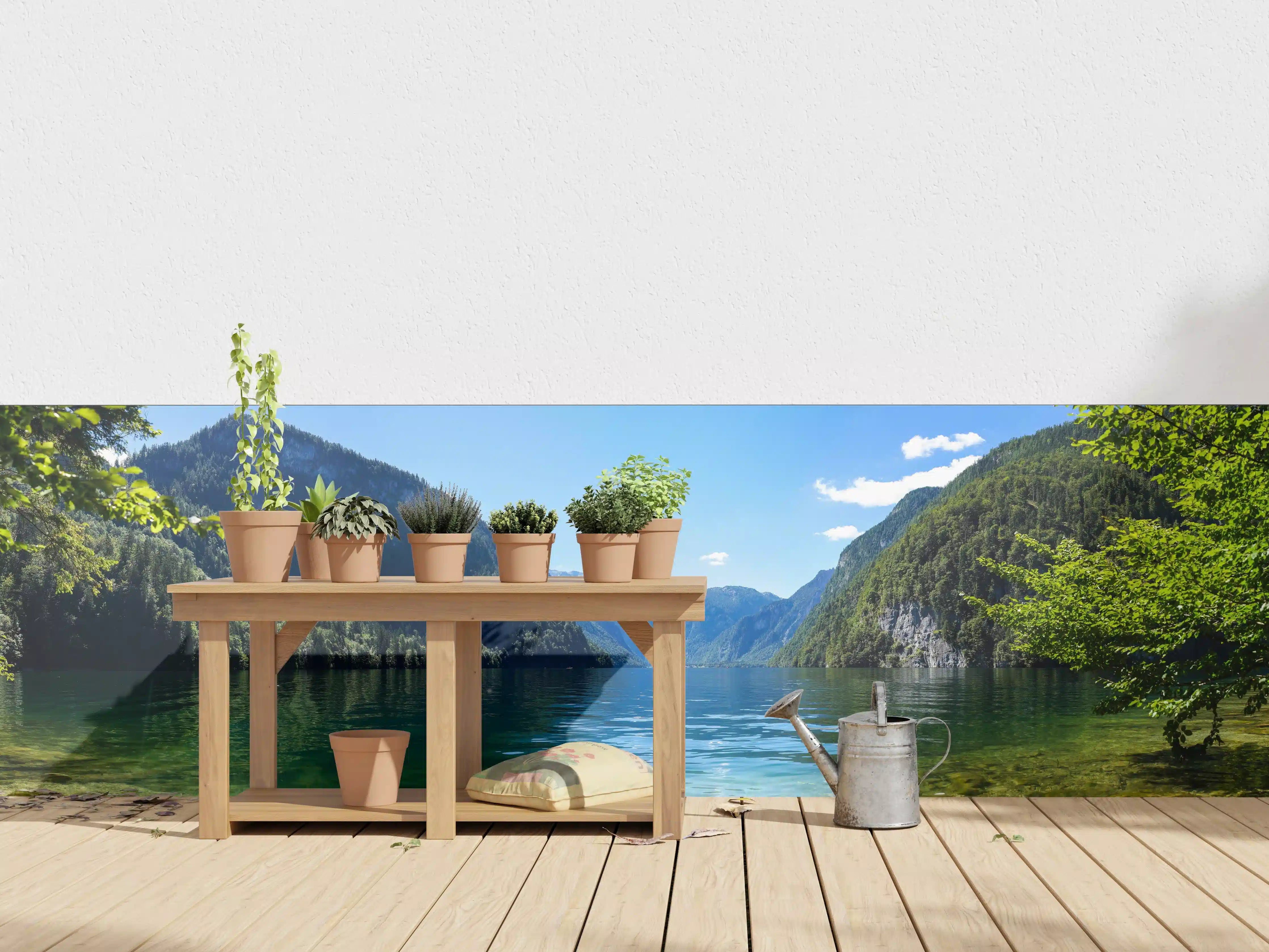 Wandverkleidung außen - Königsee & Berge in Alpen