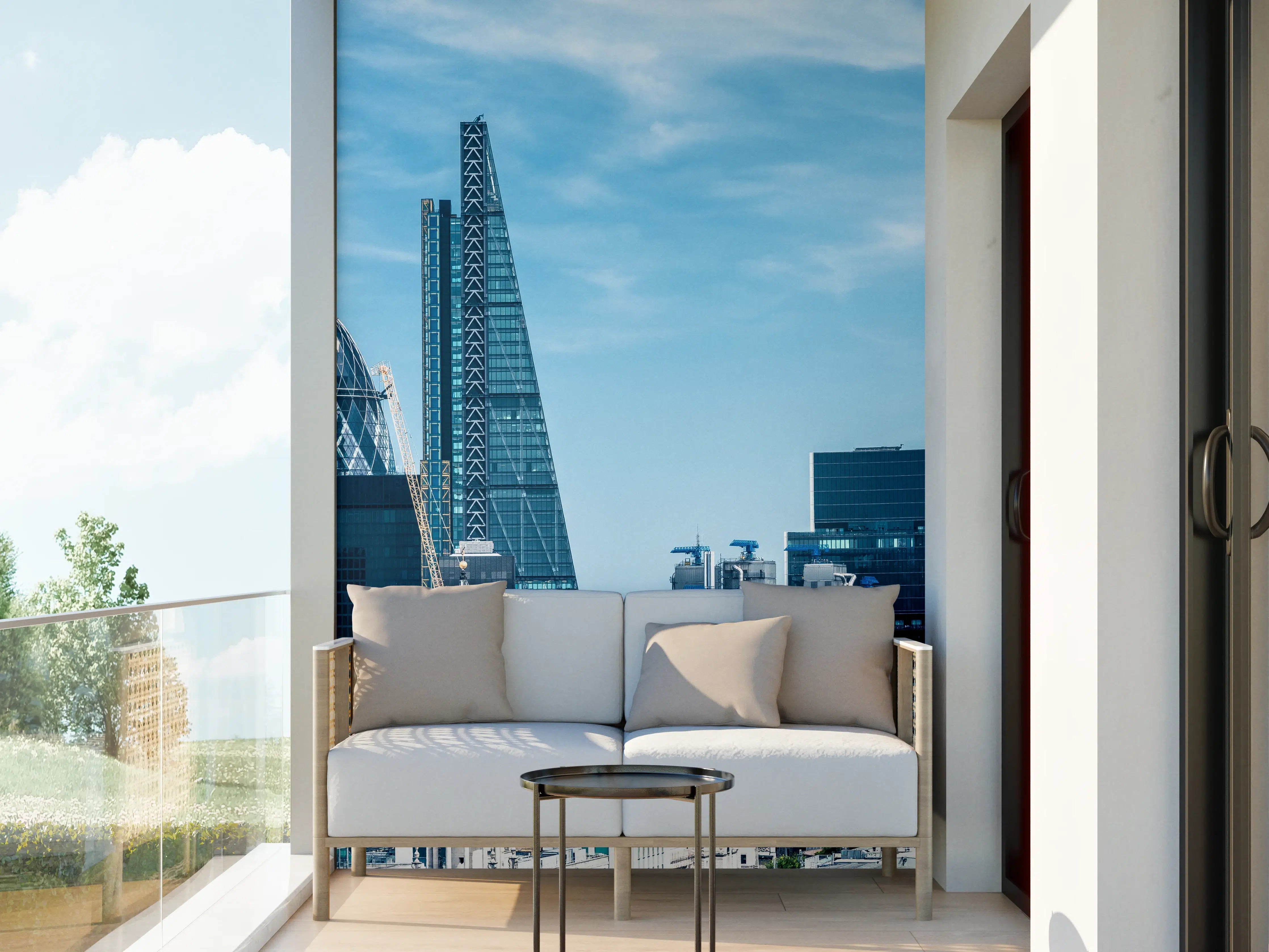 Wandverkleidung außen - London City Skyline 
