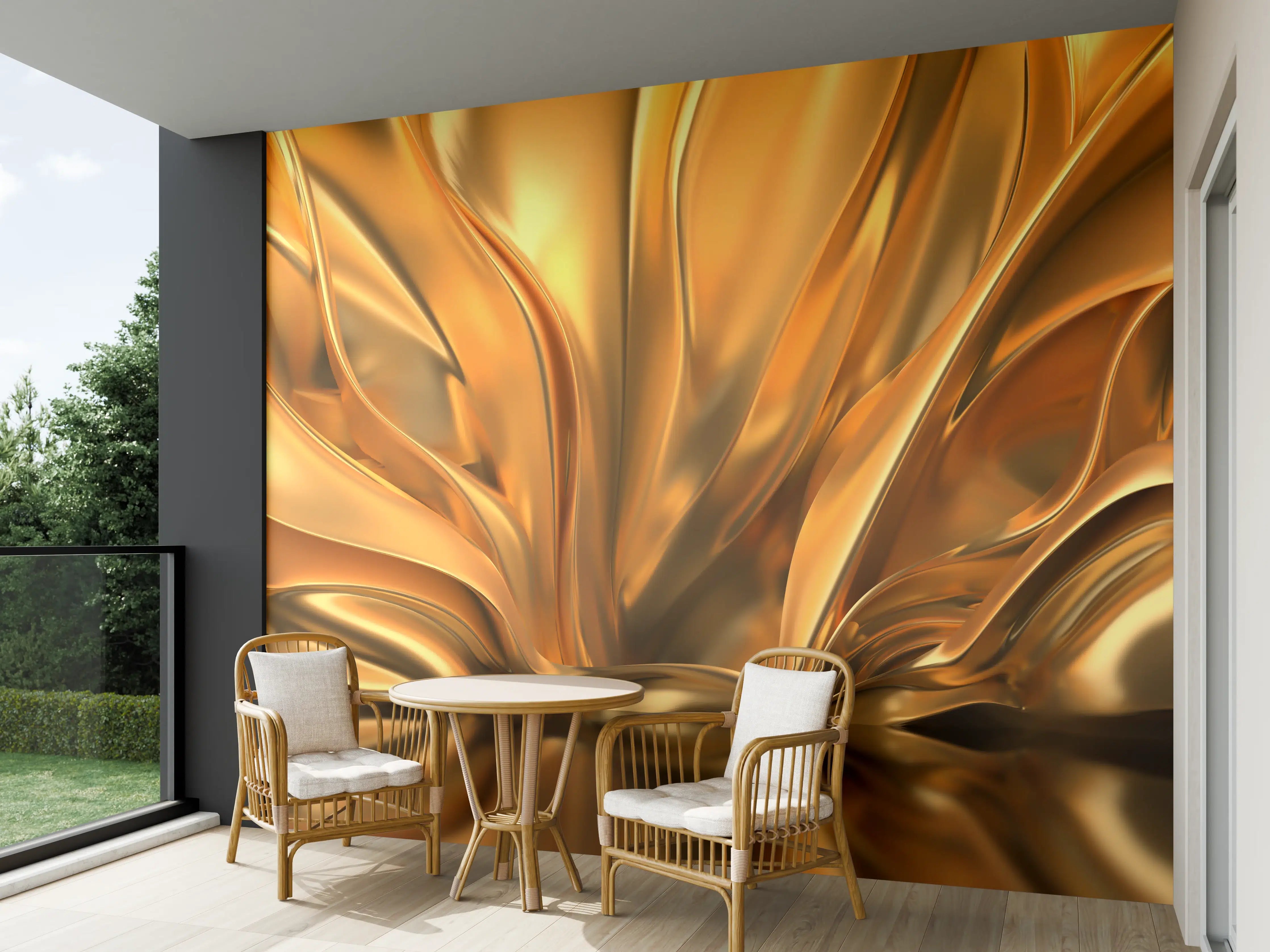 Wandverkleidung außen - Luxus-Weiße Gold-Marmor-Textur
