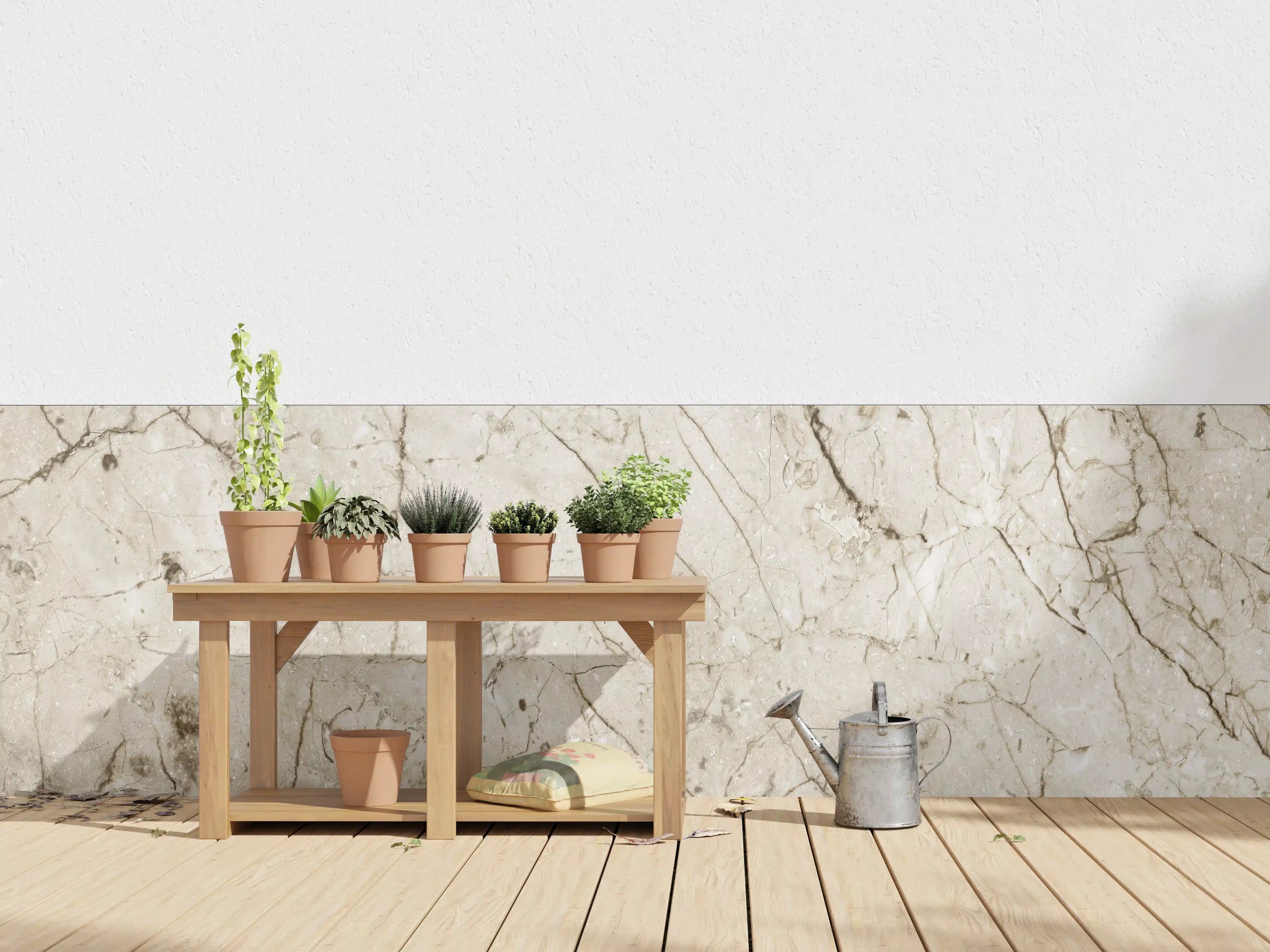 Wandverkleidung außen - Marmor Hintergrund - Beige