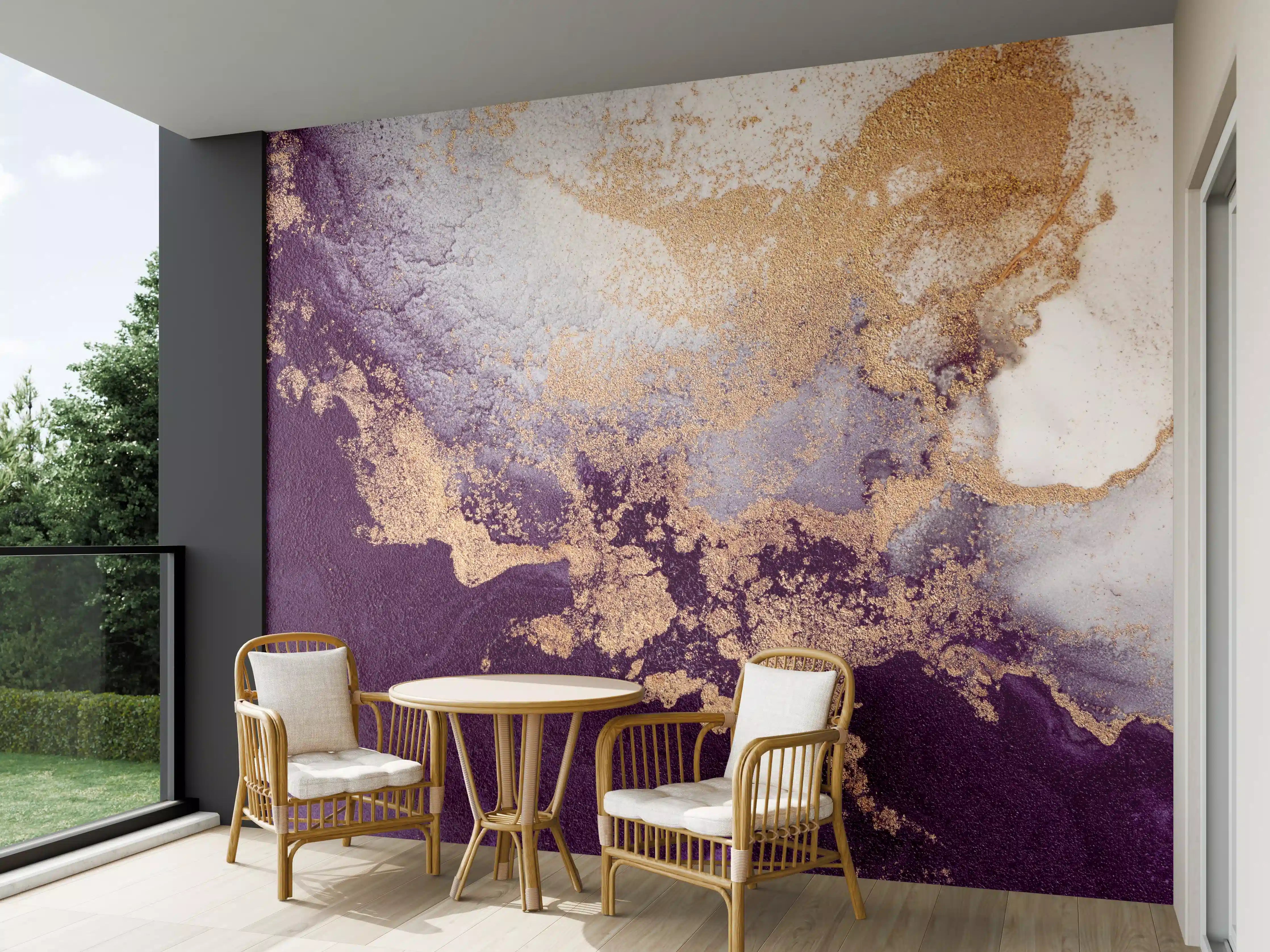 Wandverkleidung außen - Marmor Wand Design - Flüssigkunst