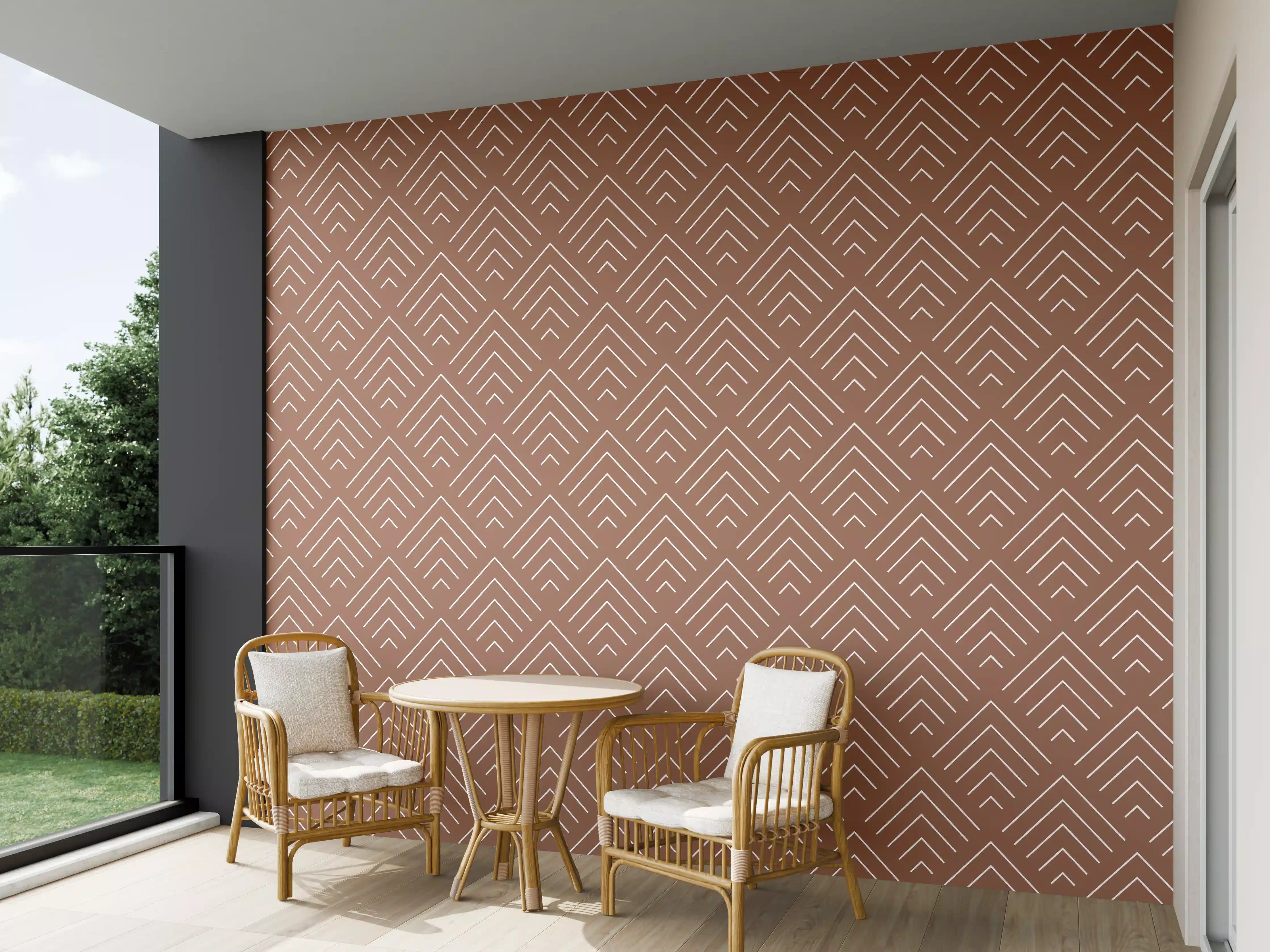 Wandverkleidung außen - Maronen-Texture für stilvolle Akzente