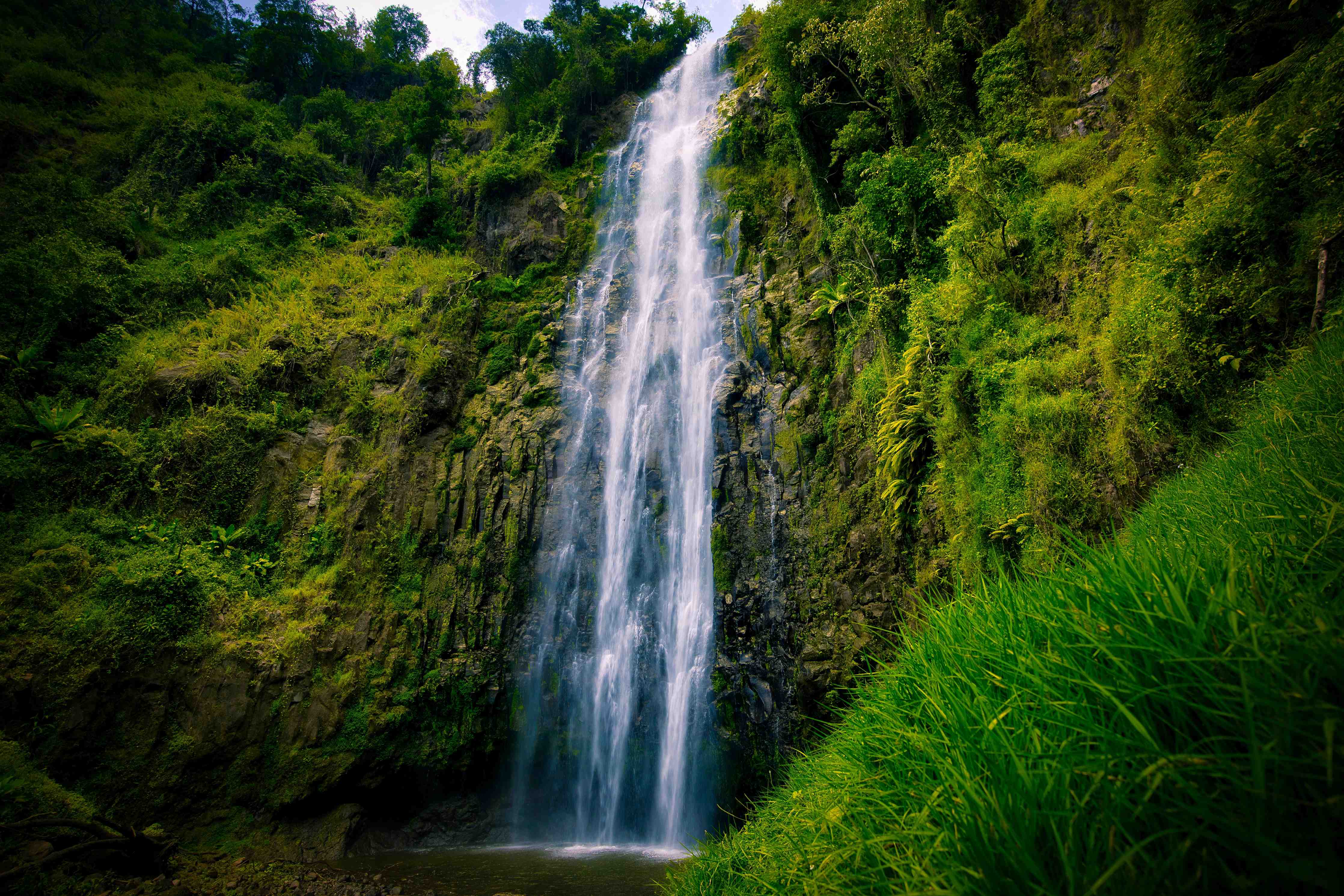 Wandverkleidung außen-Materuni Waterfall