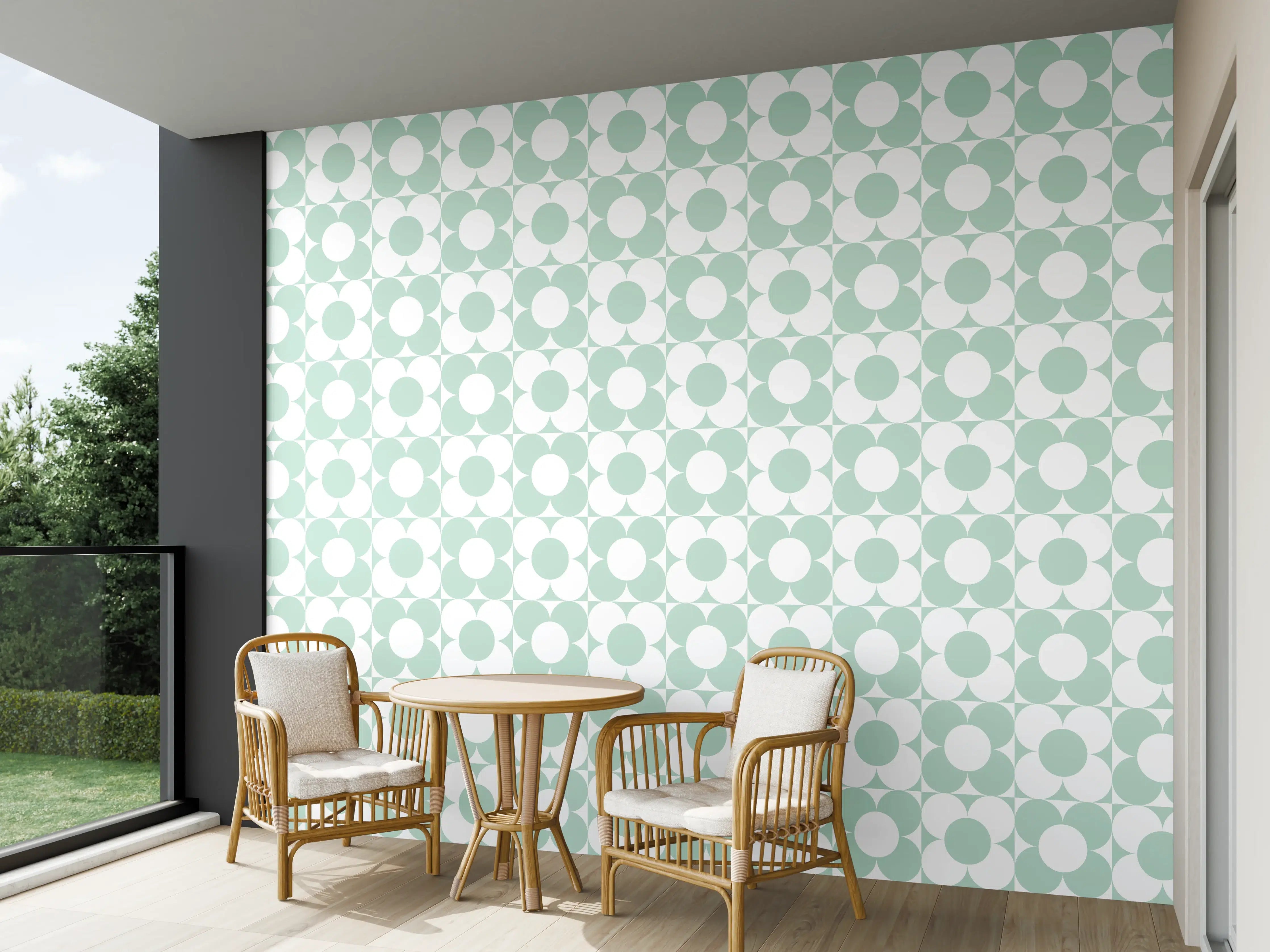 Wandverkleidung außen - Menta Retro Design