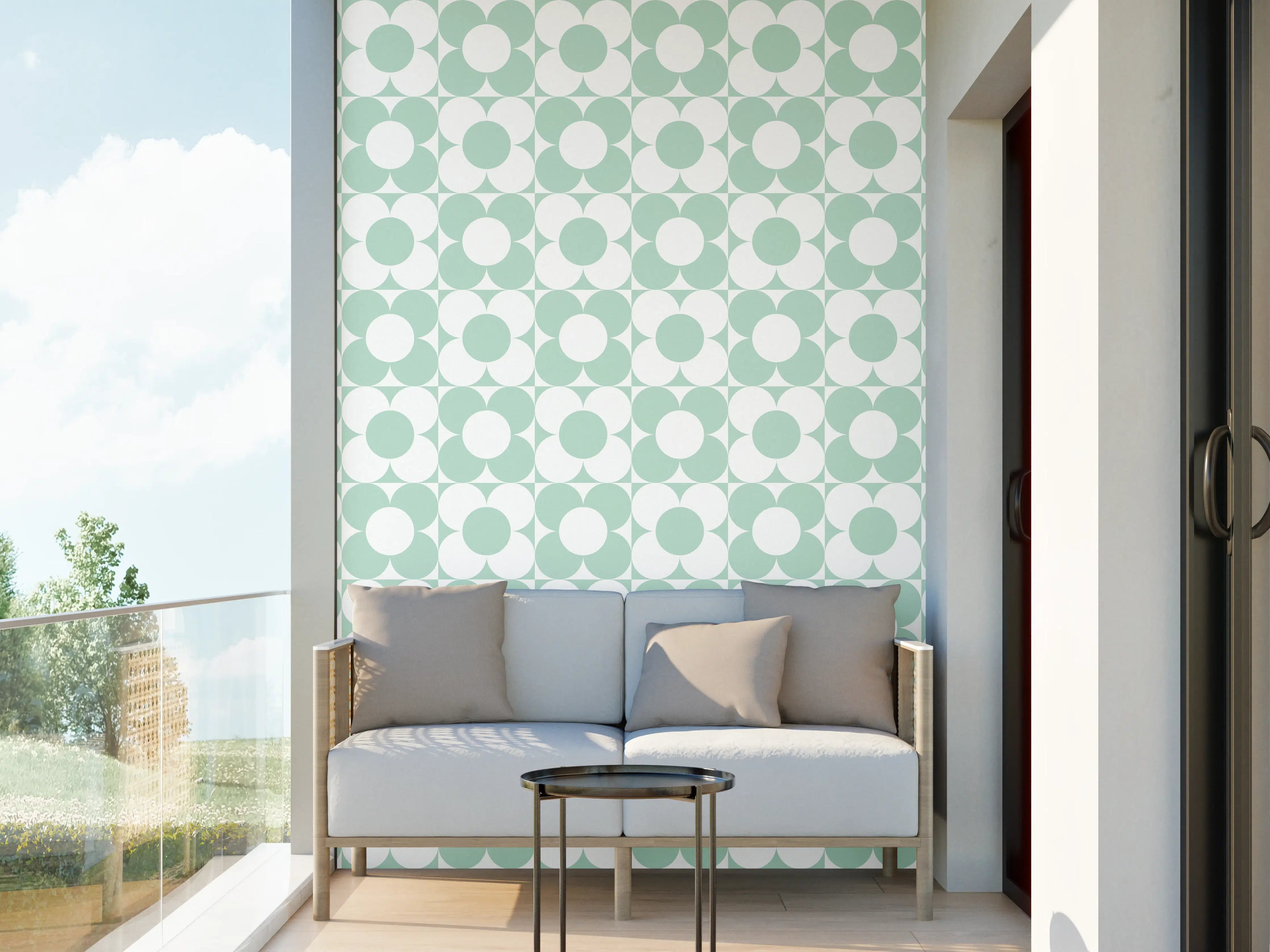 Wandverkleidung außen - Menta Retro Design