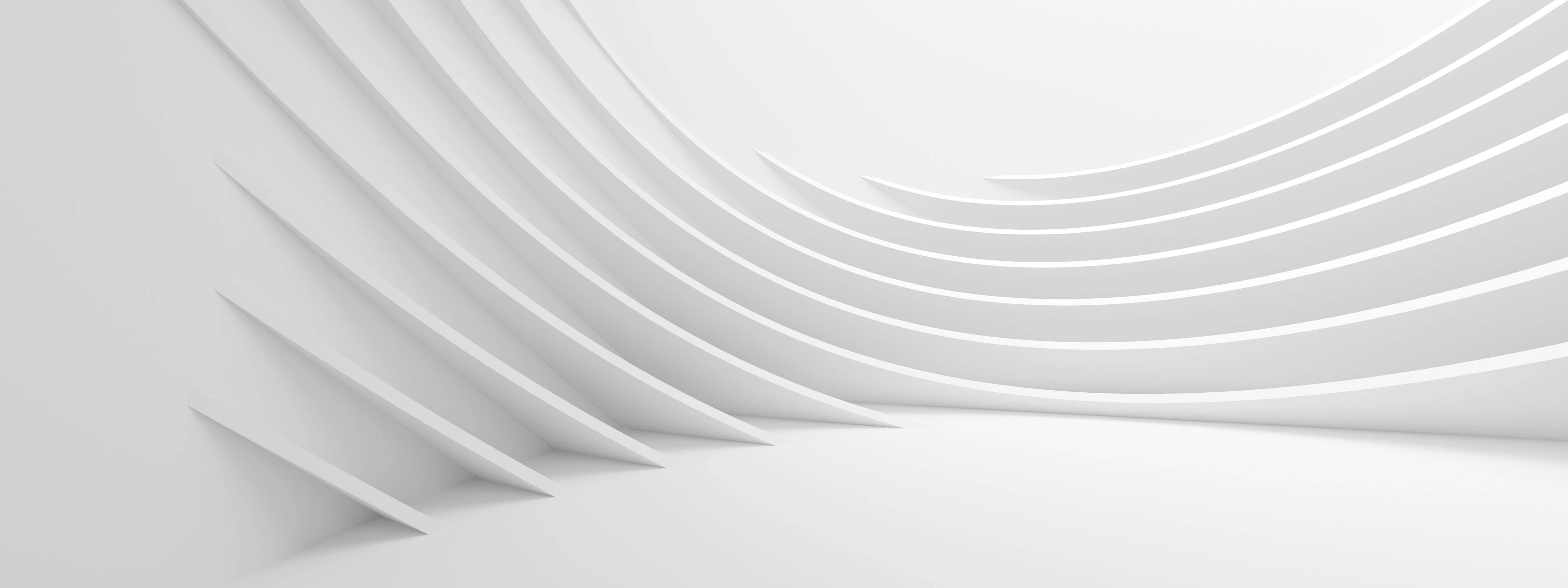 Wandverkleidung außen-Minimalistische Weiß-Grau Welle