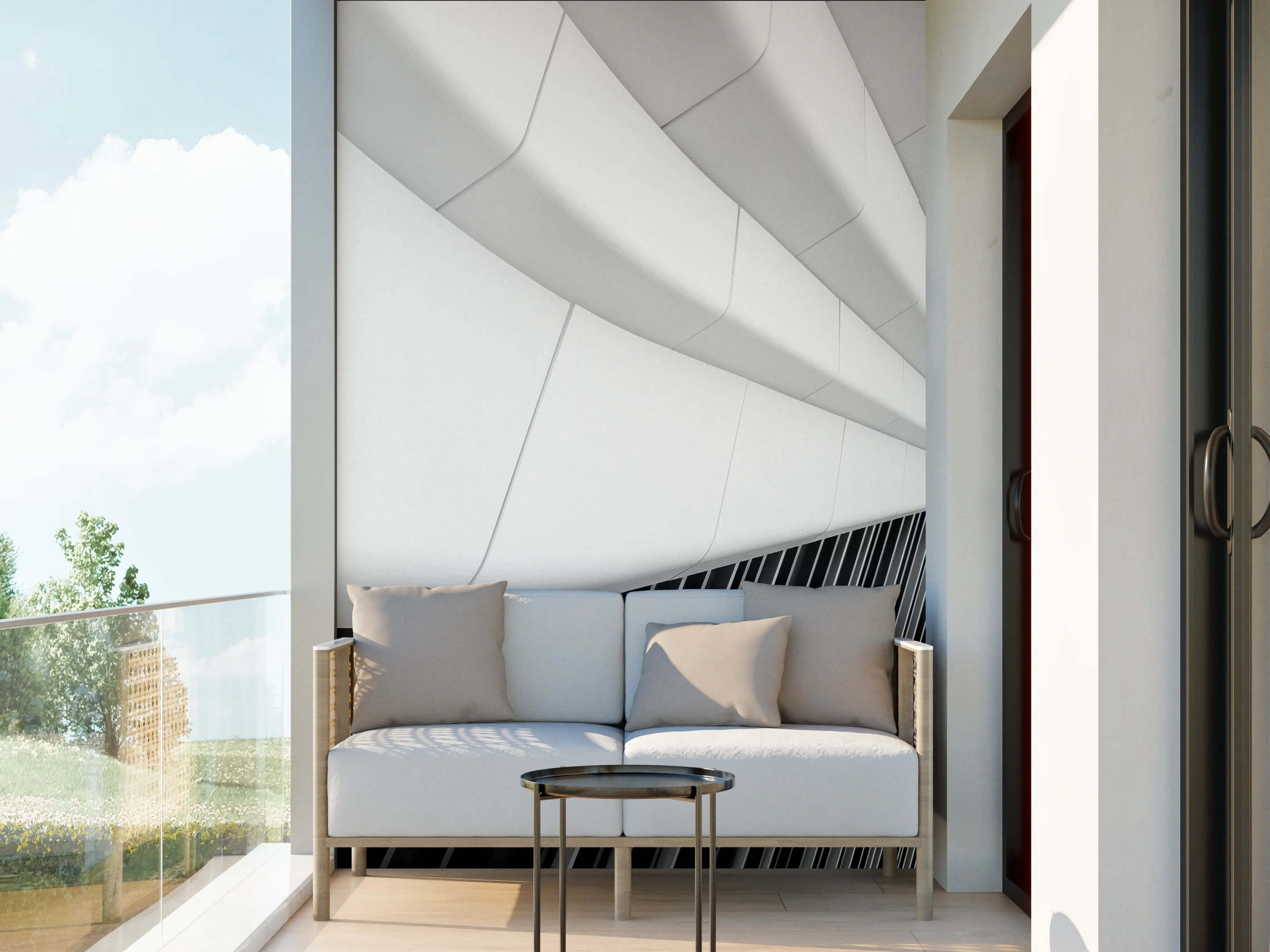 Wandverkleidung außen - Moderne Architektur in Schwarz-Weiß
